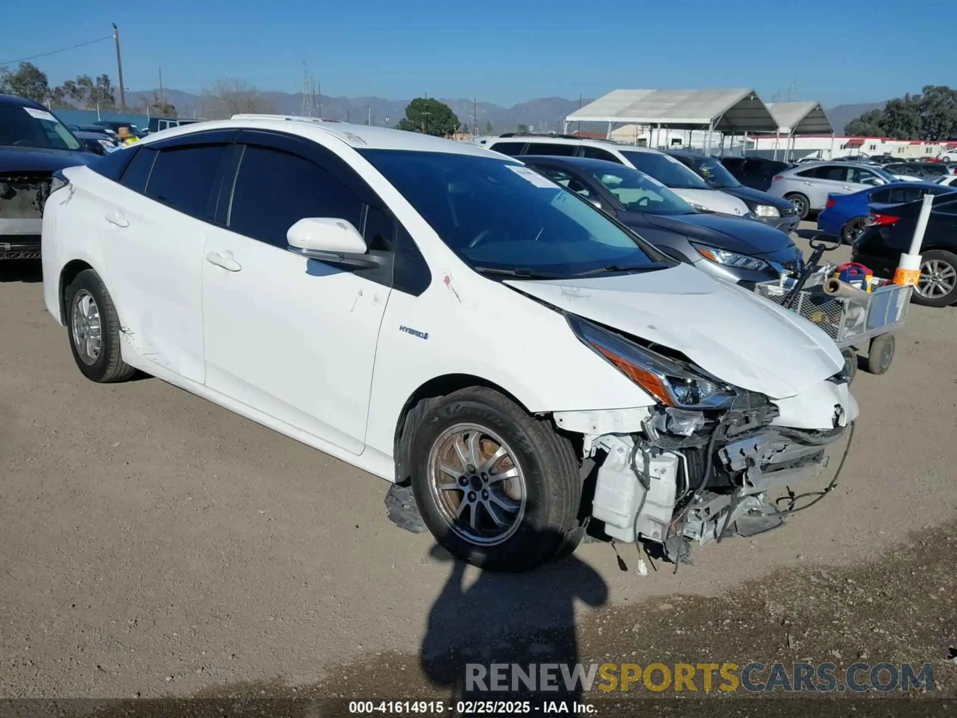 1 Photograph of a damaged car JTDKAMFU7M3148089 TOYOTA PRIUS 2021