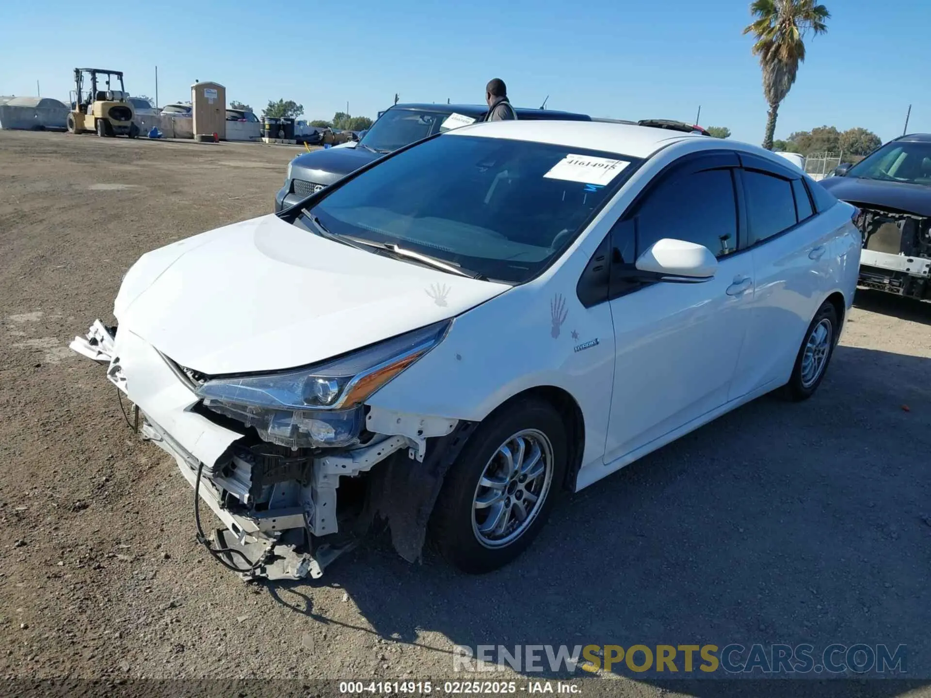 2 Photograph of a damaged car JTDKAMFU7M3148089 TOYOTA PRIUS 2021