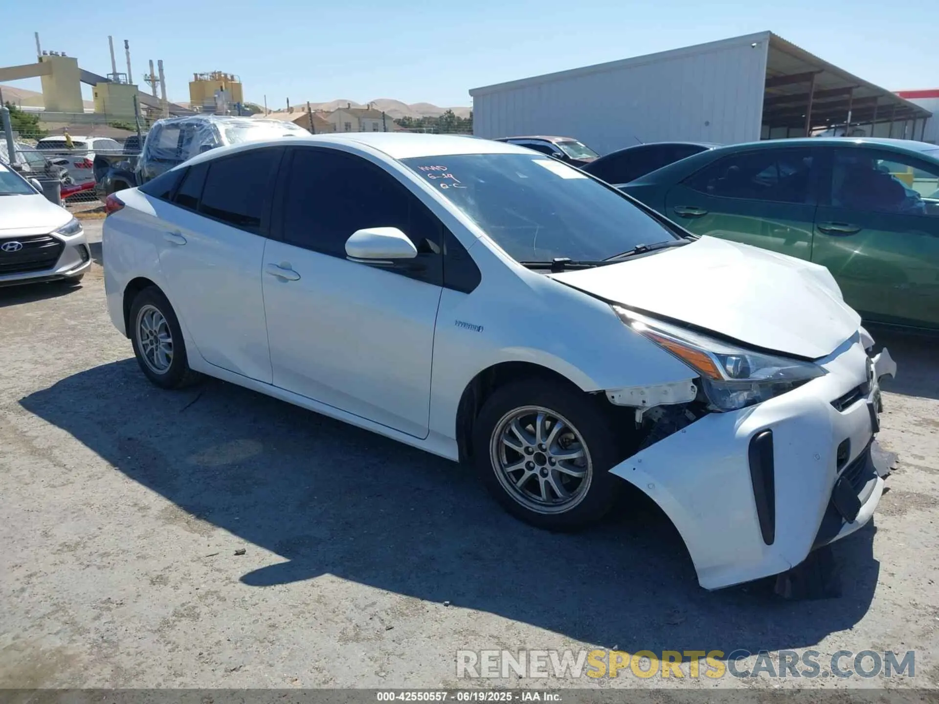1 Photograph of a damaged car JTDKAMFU7M3150568 TOYOTA PRIUS 2021