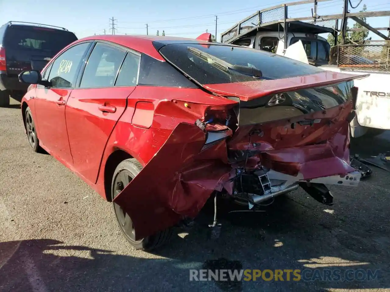 3 Photograph of a damaged car JTDKAMFU8M3129941 TOYOTA PRIUS 2021