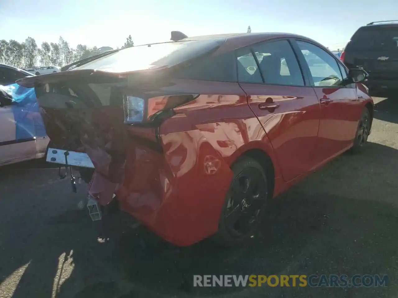 4 Photograph of a damaged car JTDKAMFU8M3129941 TOYOTA PRIUS 2021