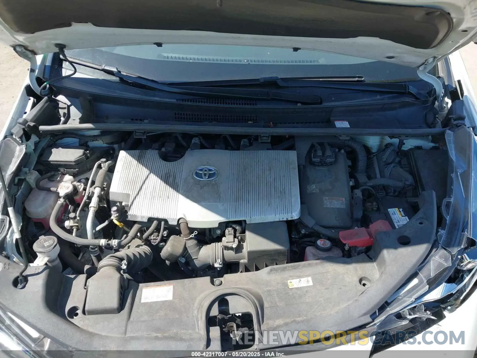 10 Photograph of a damaged car JTDKAMFU8M3135142 TOYOTA PRIUS 2021