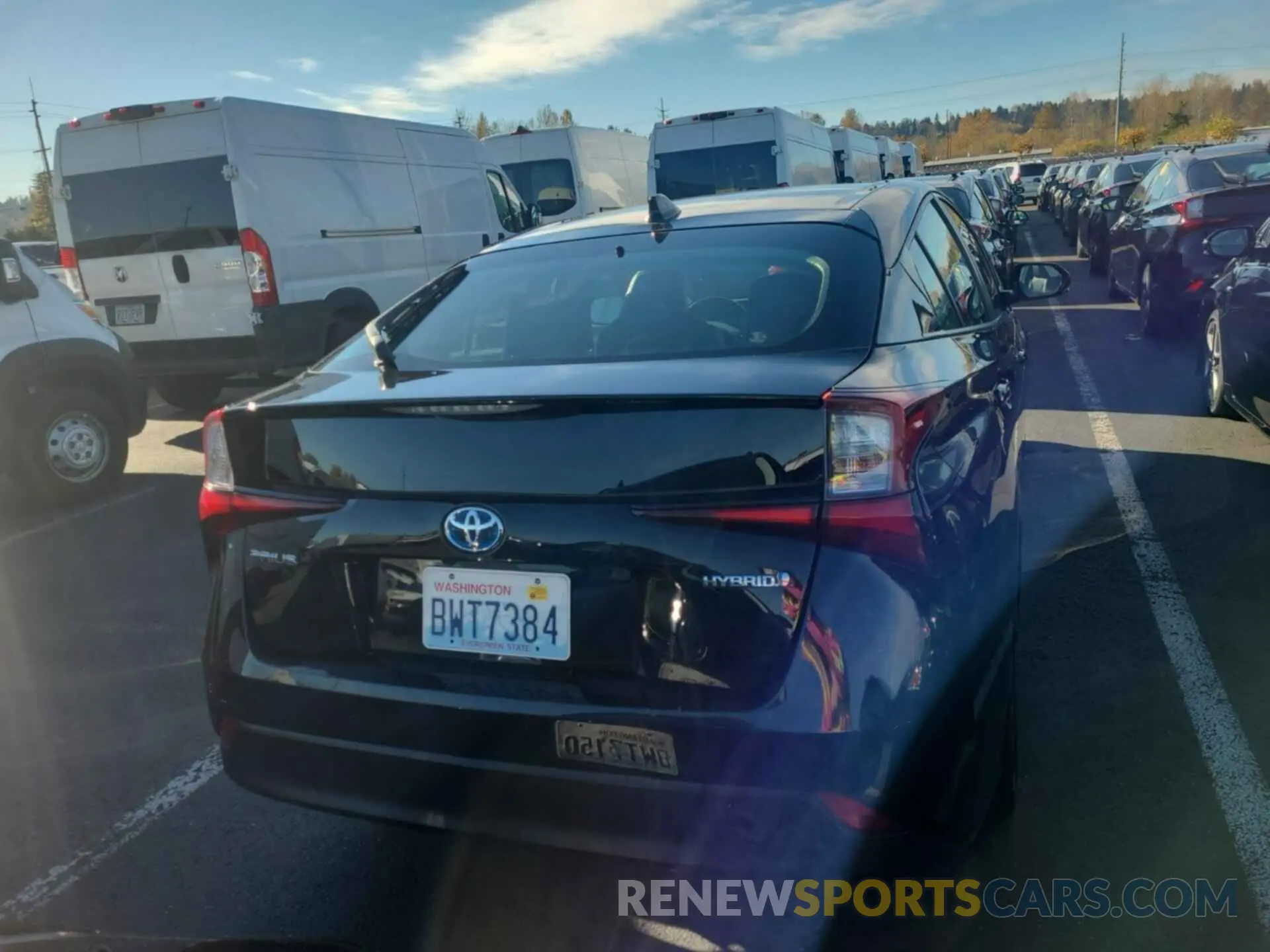 2 Photograph of a damaged car JTDKAMFU8M3136680 TOYOTA PRIUS 2021