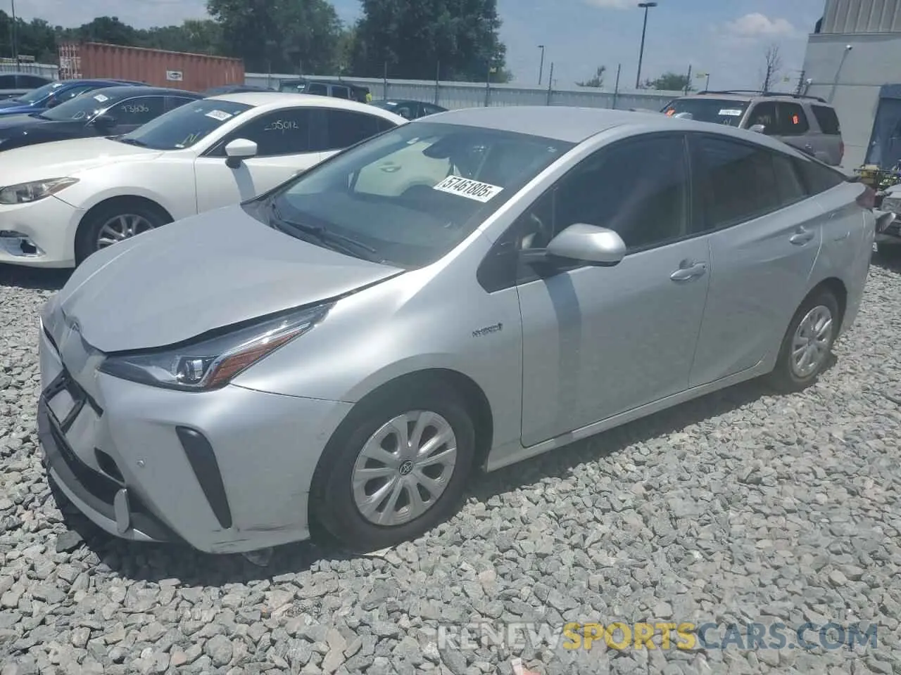 1 Photograph of a damaged car JTDKAMFU8M3138705 TOYOTA PRIUS 2021
