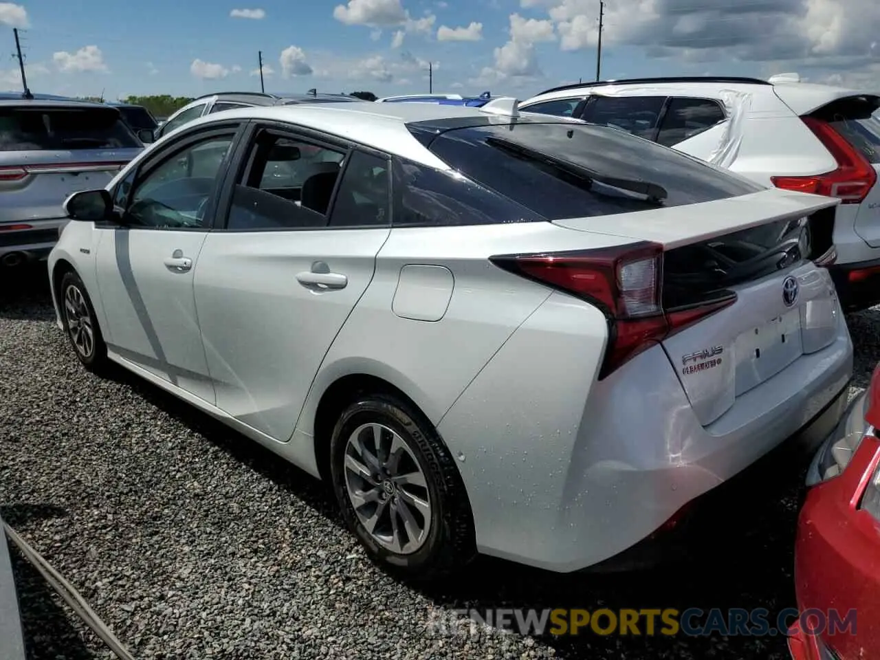2 Photograph of a damaged car JTDKAMFU8M3139384 TOYOTA PRIUS 2021
