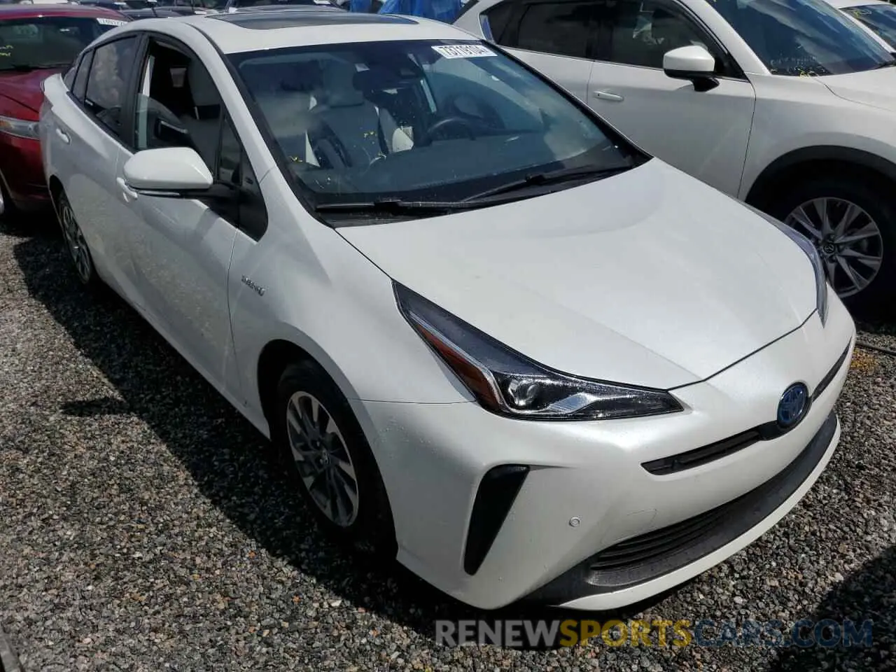 4 Photograph of a damaged car JTDKAMFU8M3139384 TOYOTA PRIUS 2021