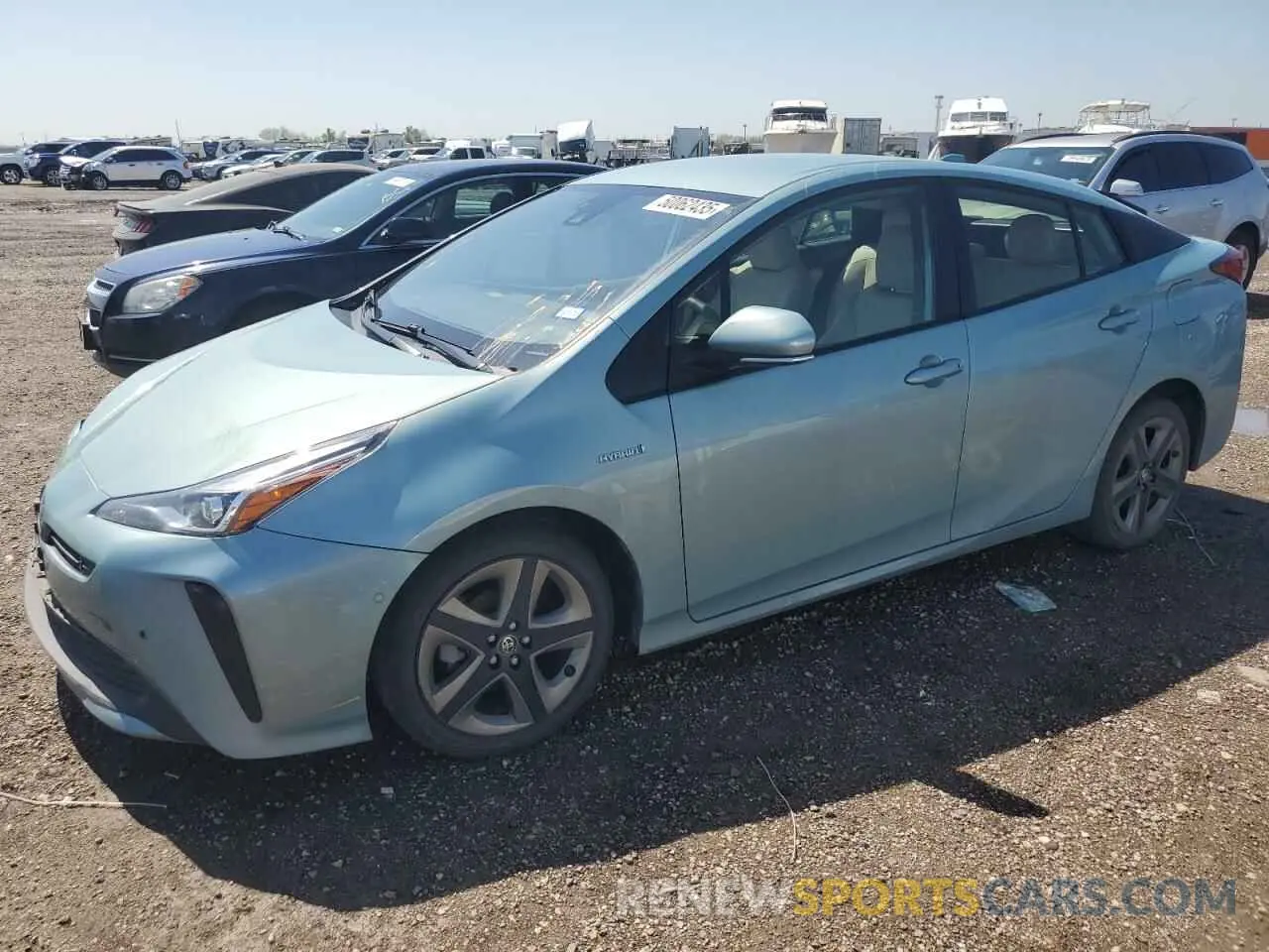 1 Photograph of a damaged car JTDKAMFU8M3143970 TOYOTA PRIUS 2021