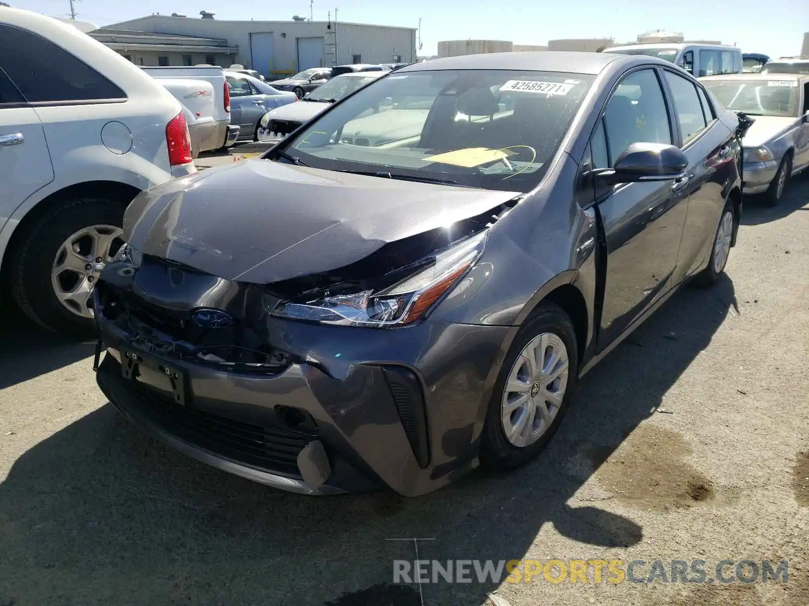 2 Photograph of a damaged car JTDKAMFU8M3144231 TOYOTA PRIUS 2021