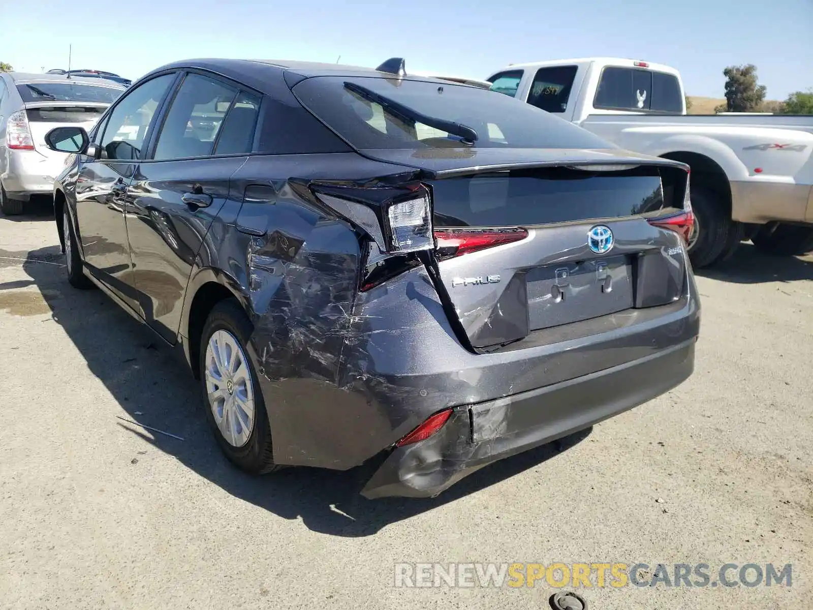 3 Photograph of a damaged car JTDKAMFU8M3144231 TOYOTA PRIUS 2021