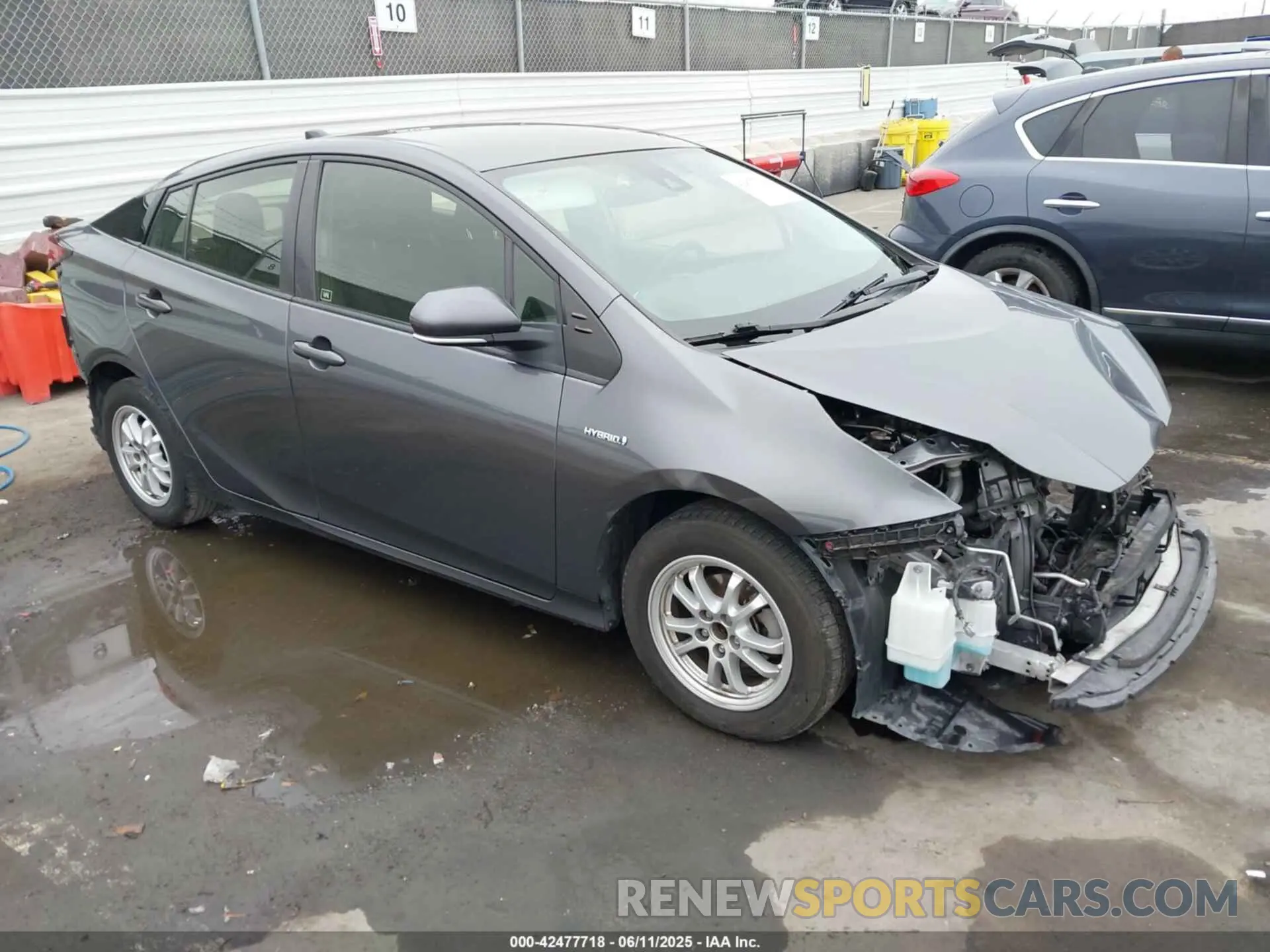 1 Photograph of a damaged car JTDKAMFU8M3144391 TOYOTA PRIUS 2021