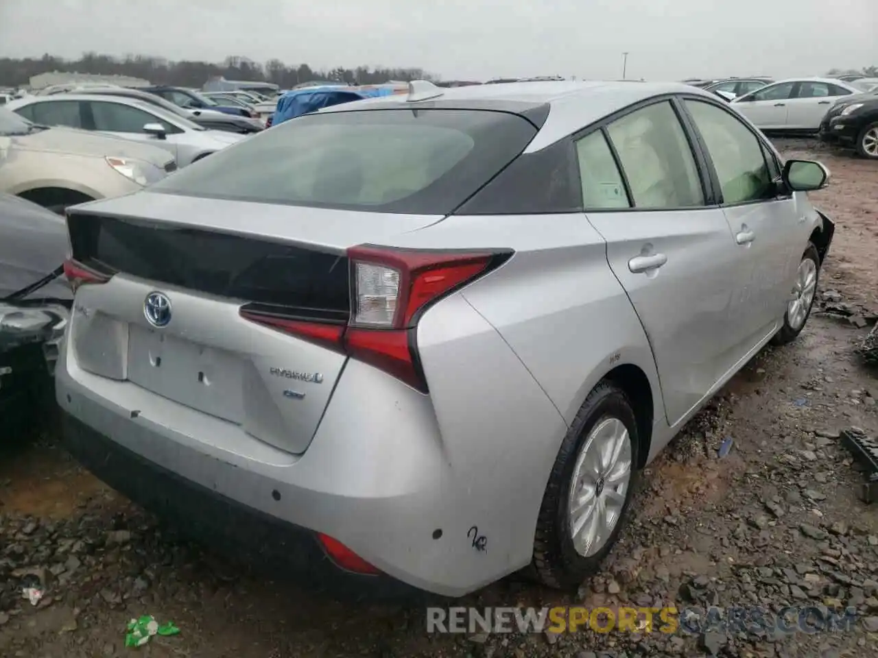 4 Photograph of a damaged car JTDKAMFU8M3149090 TOYOTA PRIUS 2021