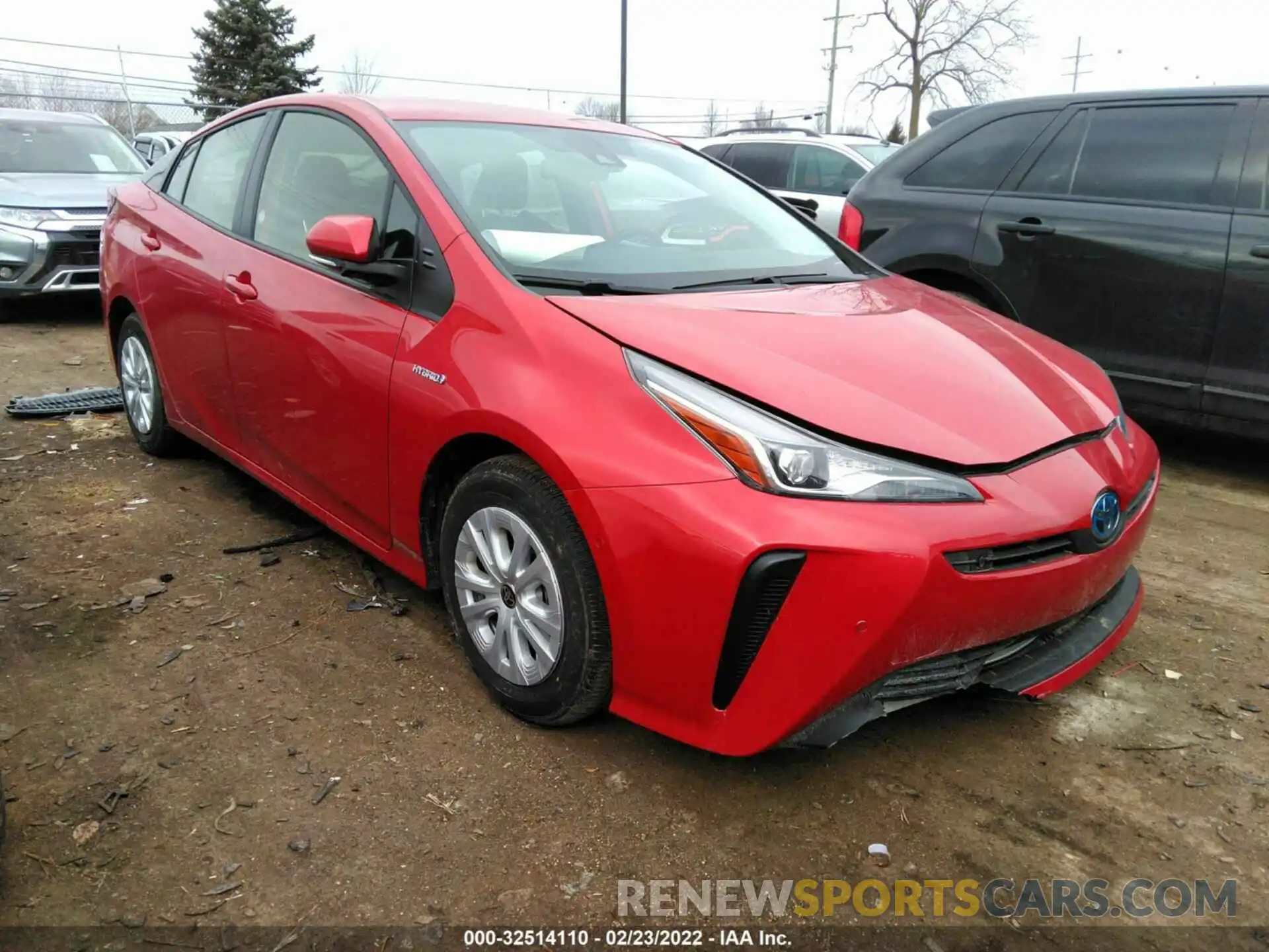 1 Photograph of a damaged car JTDKAMFU8M3149378 TOYOTA PRIUS 2021