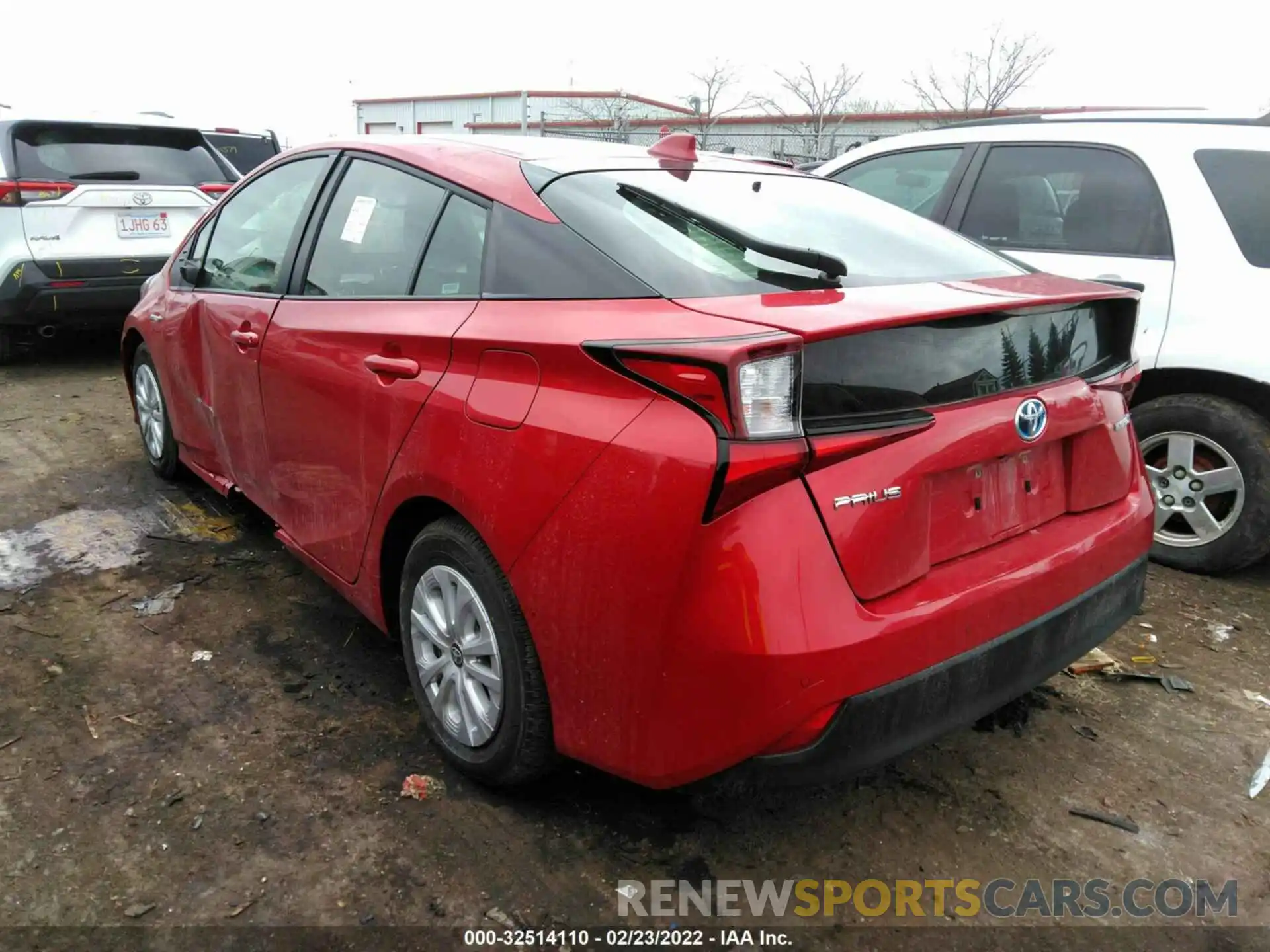 3 Photograph of a damaged car JTDKAMFU8M3149378 TOYOTA PRIUS 2021