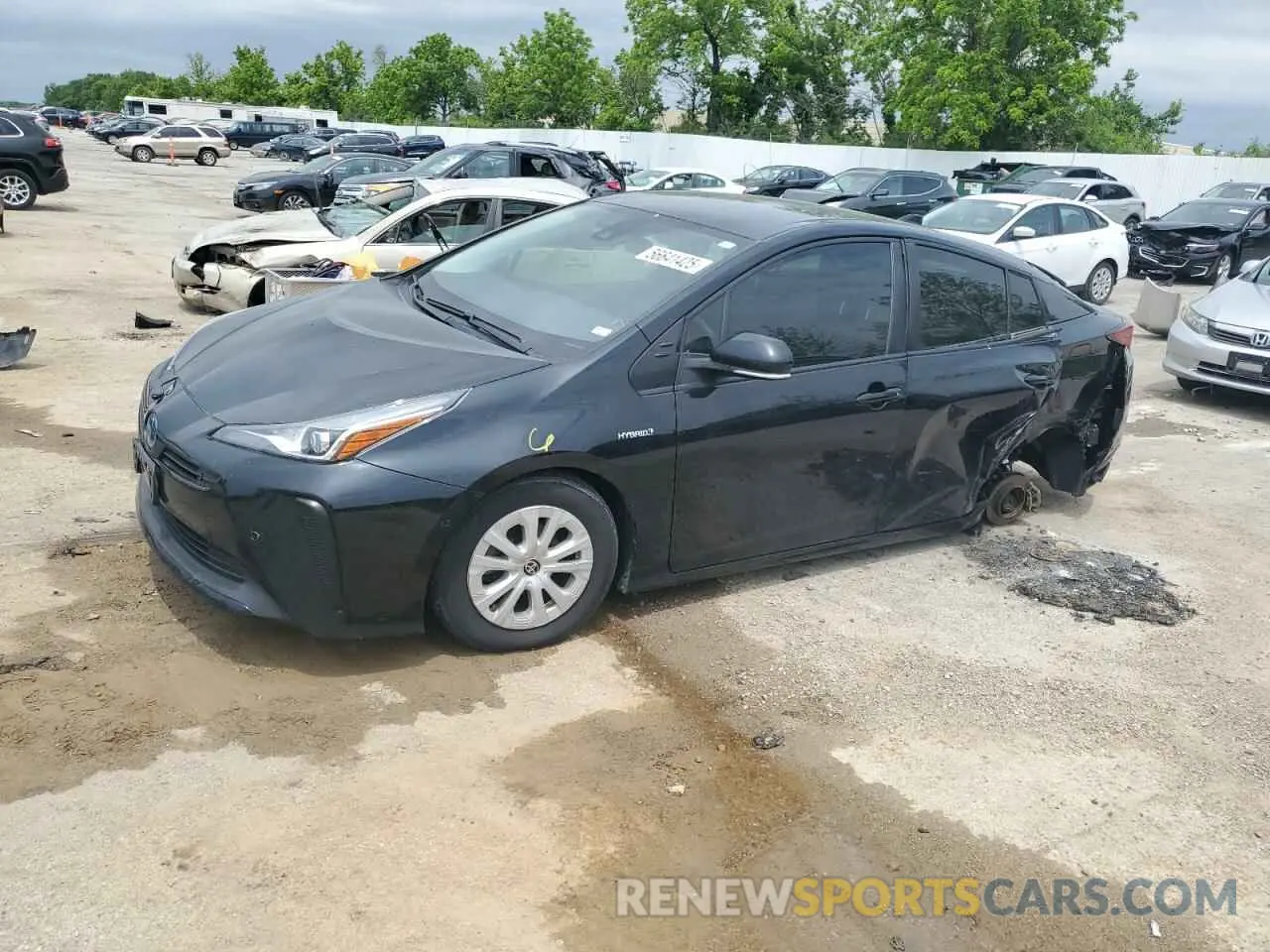 1 Photograph of a damaged car JTDKAMFU8M3150207 TOYOTA PRIUS 2021