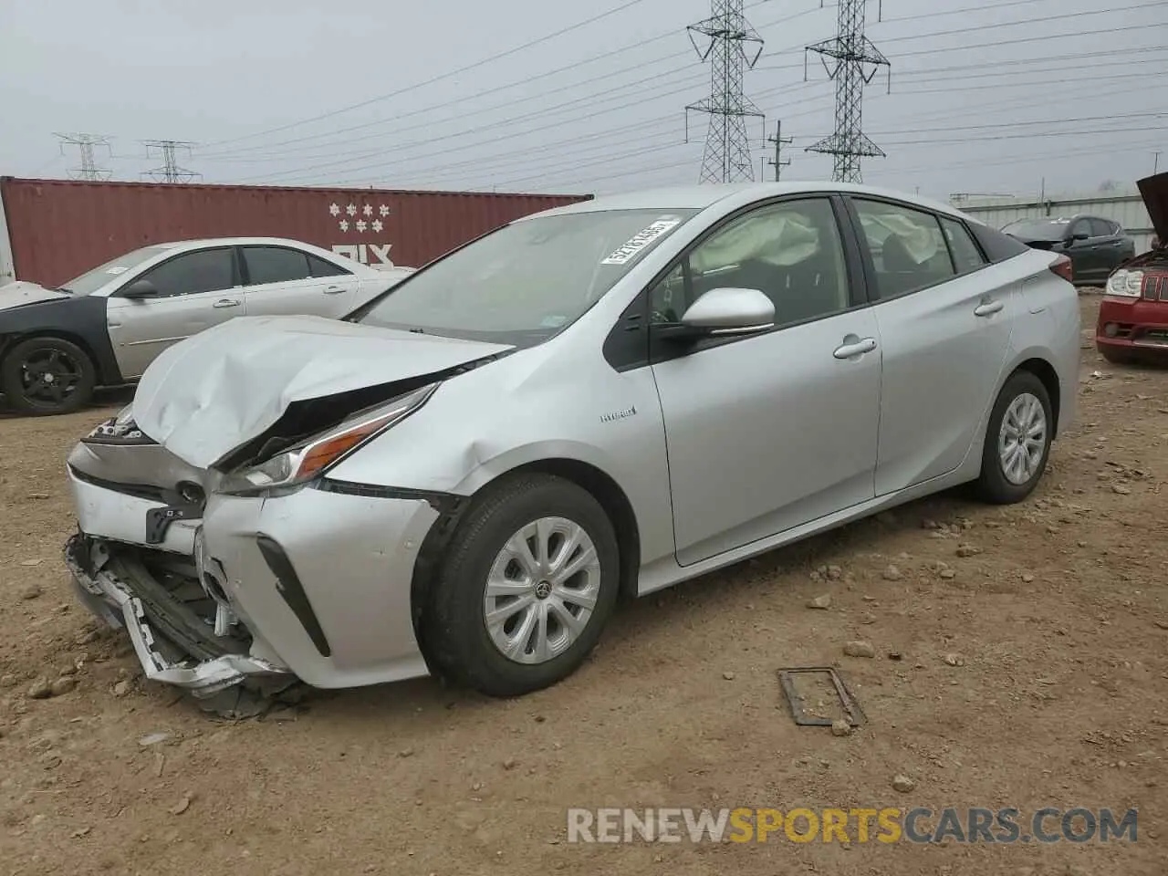 1 Photograph of a damaged car JTDKAMFU8M3150319 TOYOTA PRIUS 2021