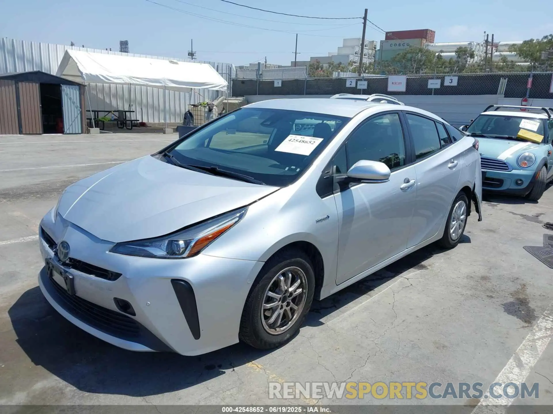 2 Photograph of a damaged car JTDKAMFU8M3150739 TOYOTA PRIUS 2021
