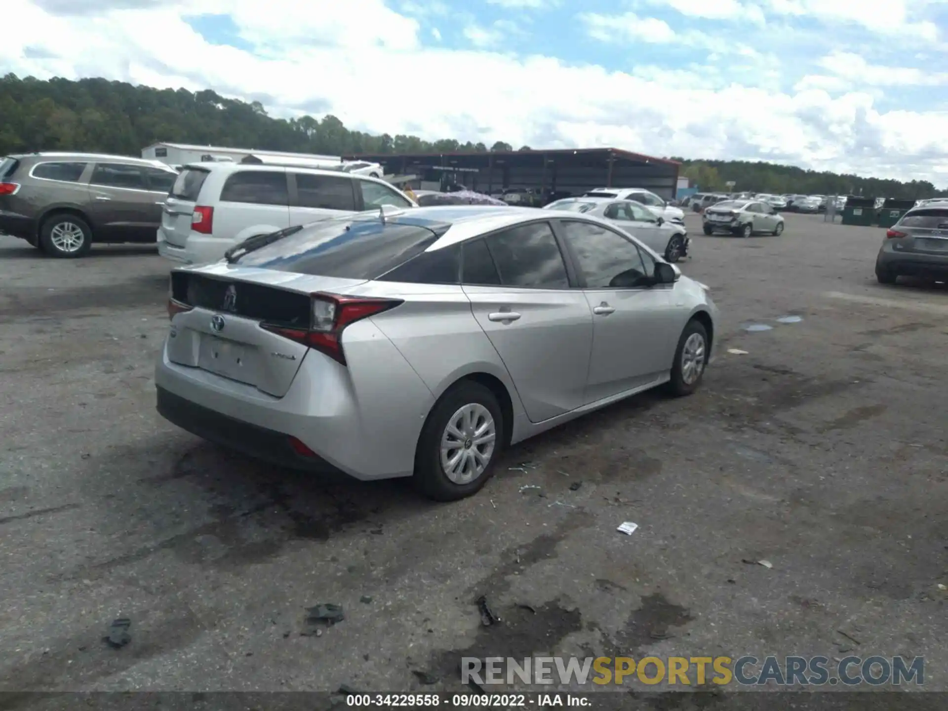 4 Photograph of a damaged car JTDKAMFU9M3127664 TOYOTA PRIUS 2021