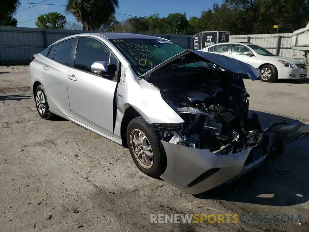 1 Photograph of a damaged car JTDKAMFU9M3141936 TOYOTA PRIUS 2021