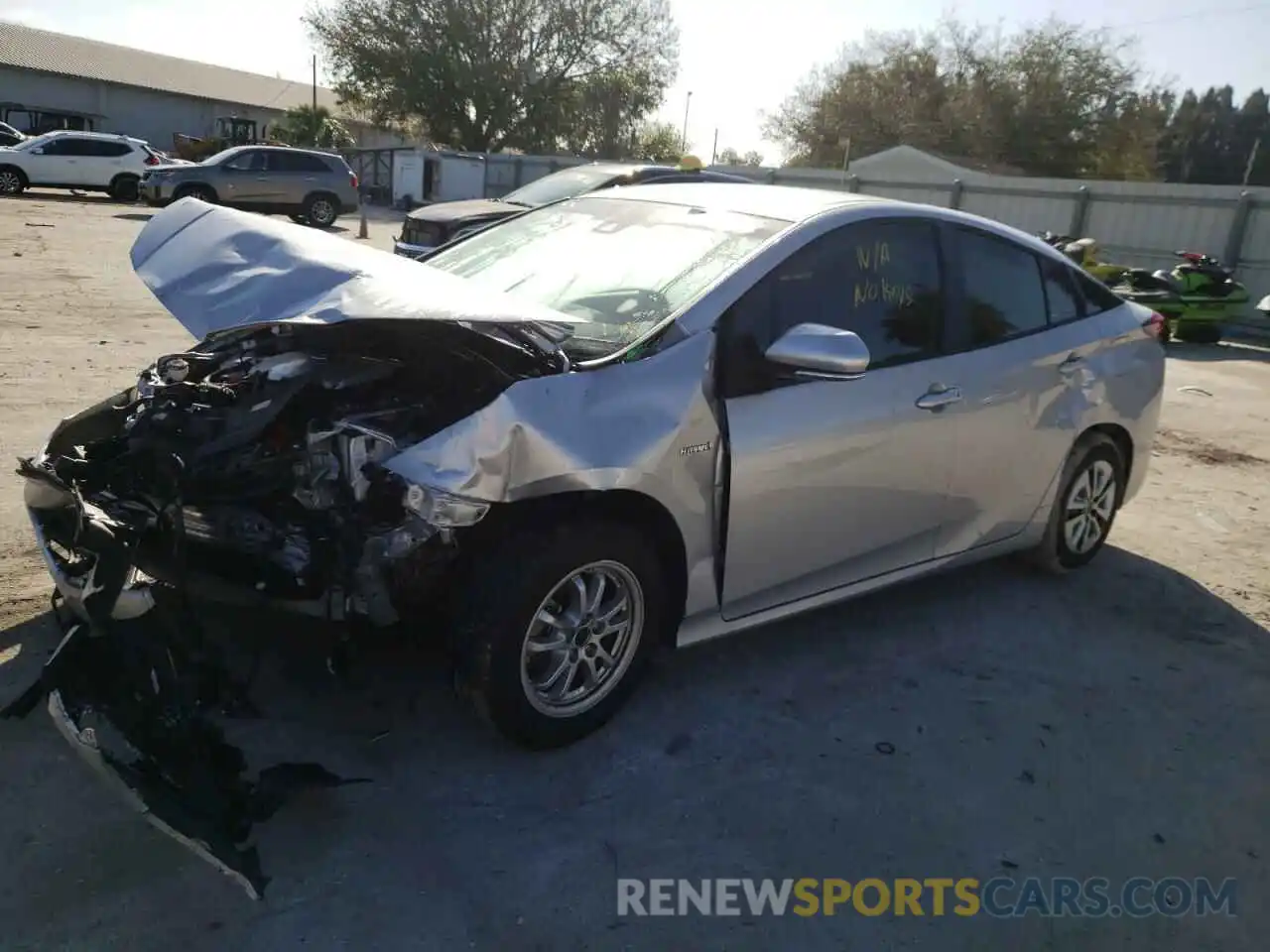 2 Photograph of a damaged car JTDKAMFU9M3141936 TOYOTA PRIUS 2021