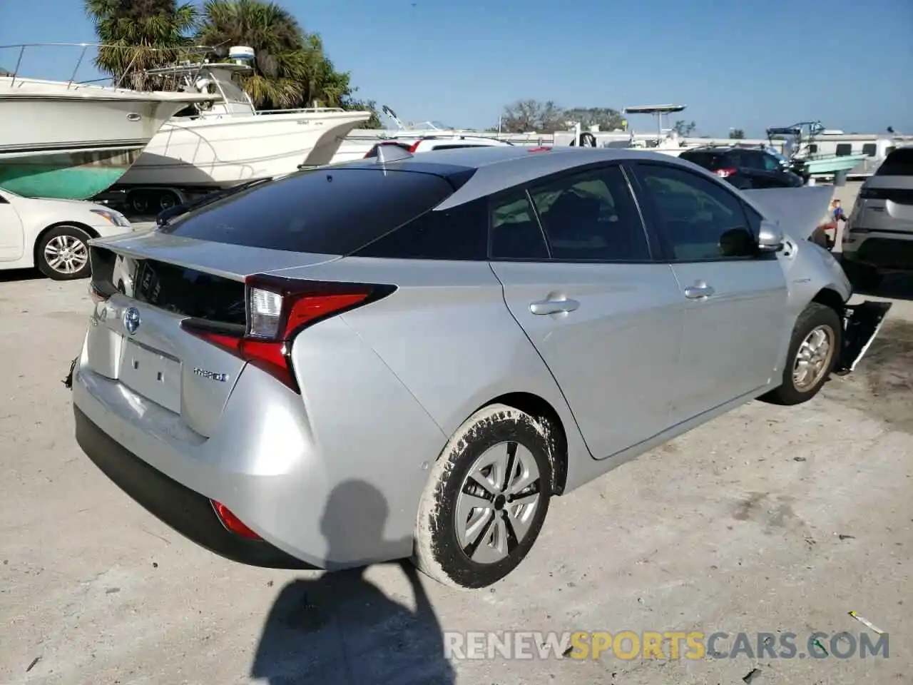 4 Photograph of a damaged car JTDKAMFU9M3141936 TOYOTA PRIUS 2021