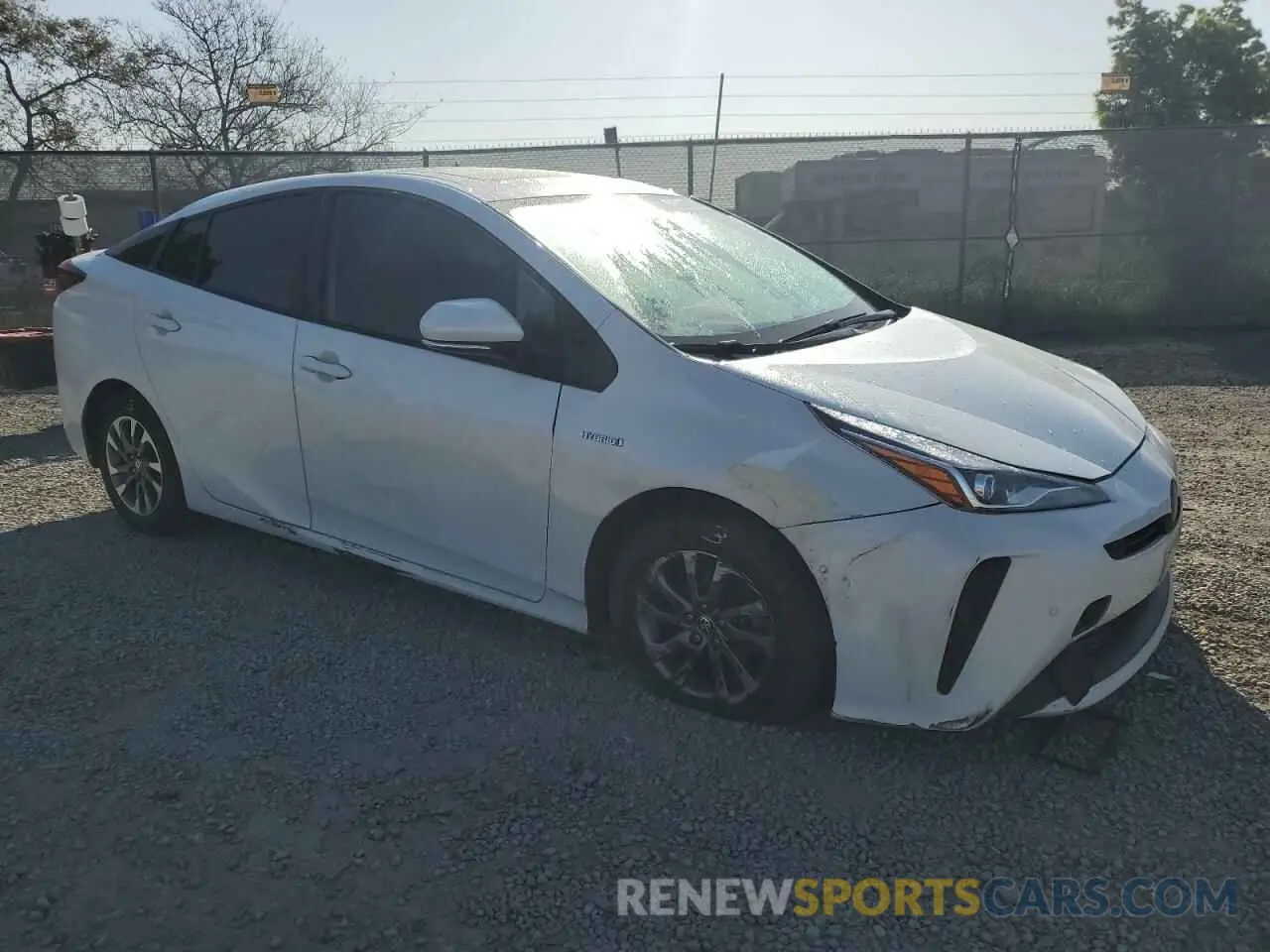 4 Photograph of a damaged car JTDKAMFU9M3143623 TOYOTA PRIUS 2021