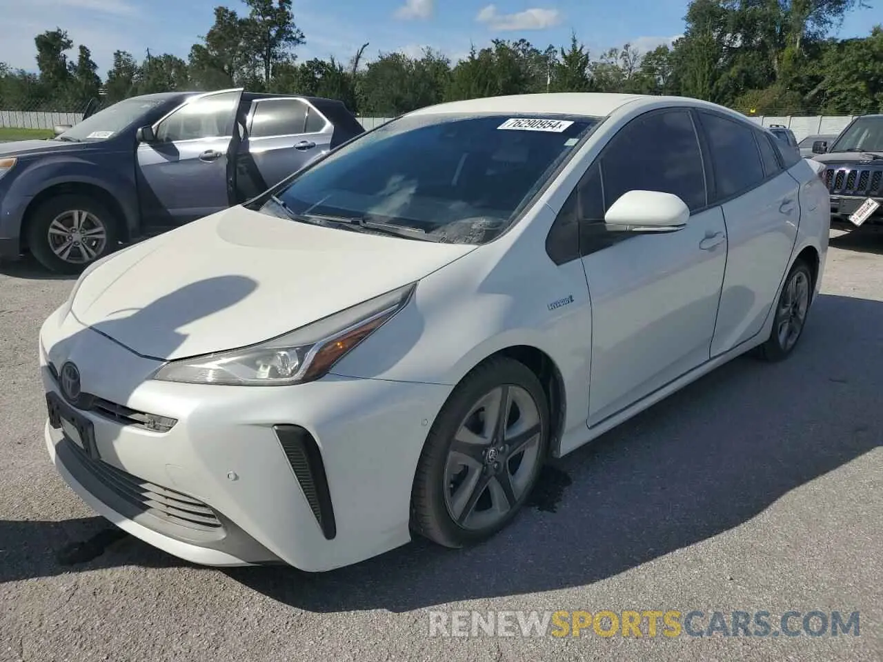 1 Photograph of a damaged car JTDKAMFU9M3145338 TOYOTA PRIUS 2021