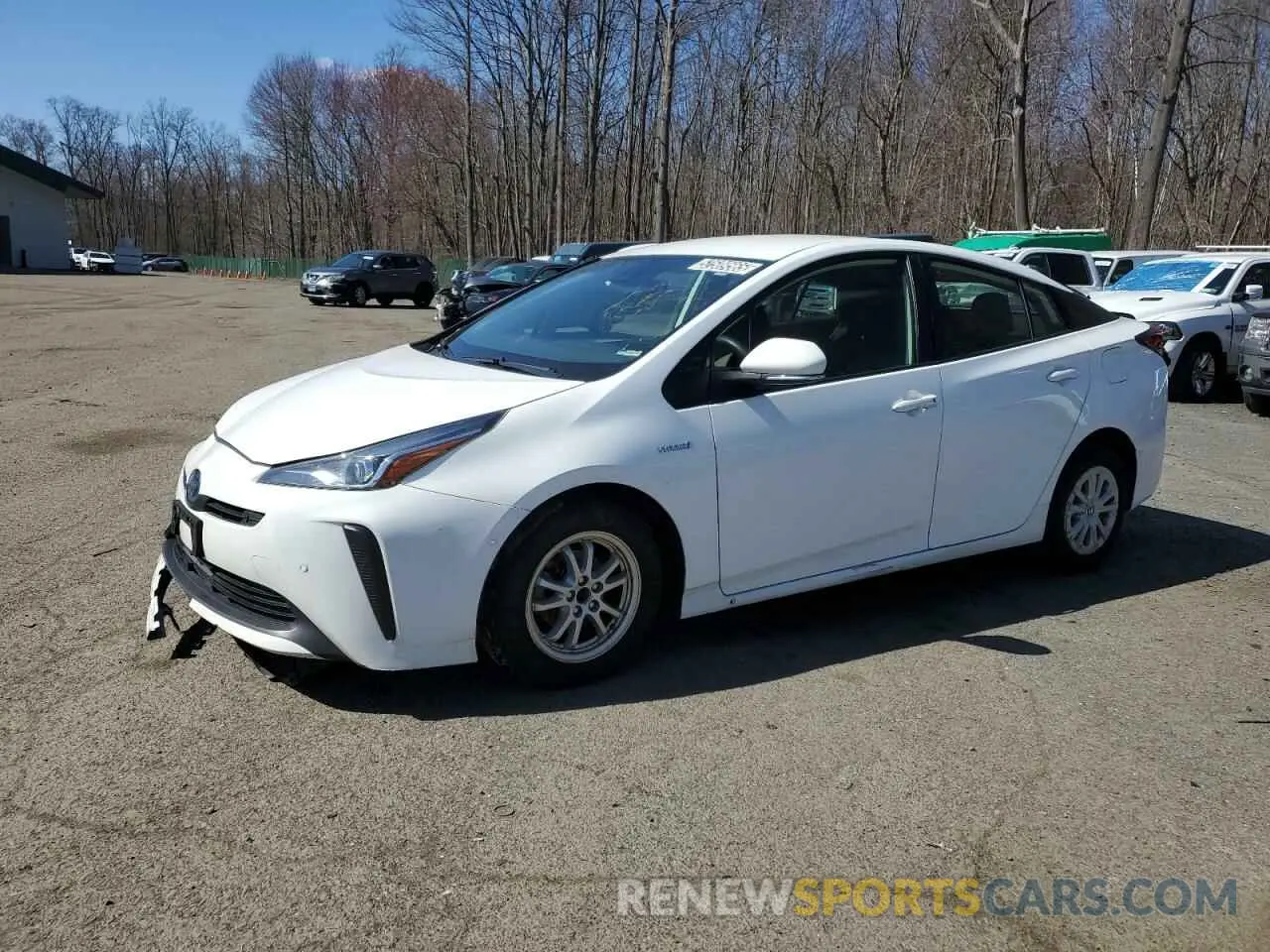 1 Photograph of a damaged car JTDKAMFU9M3148384 TOYOTA PRIUS 2021