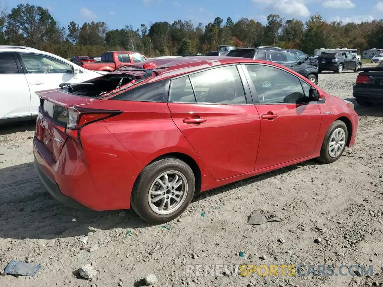 3 Photograph of a damaged car JTDKAMFU9M3149986 TOYOTA PRIUS 2021