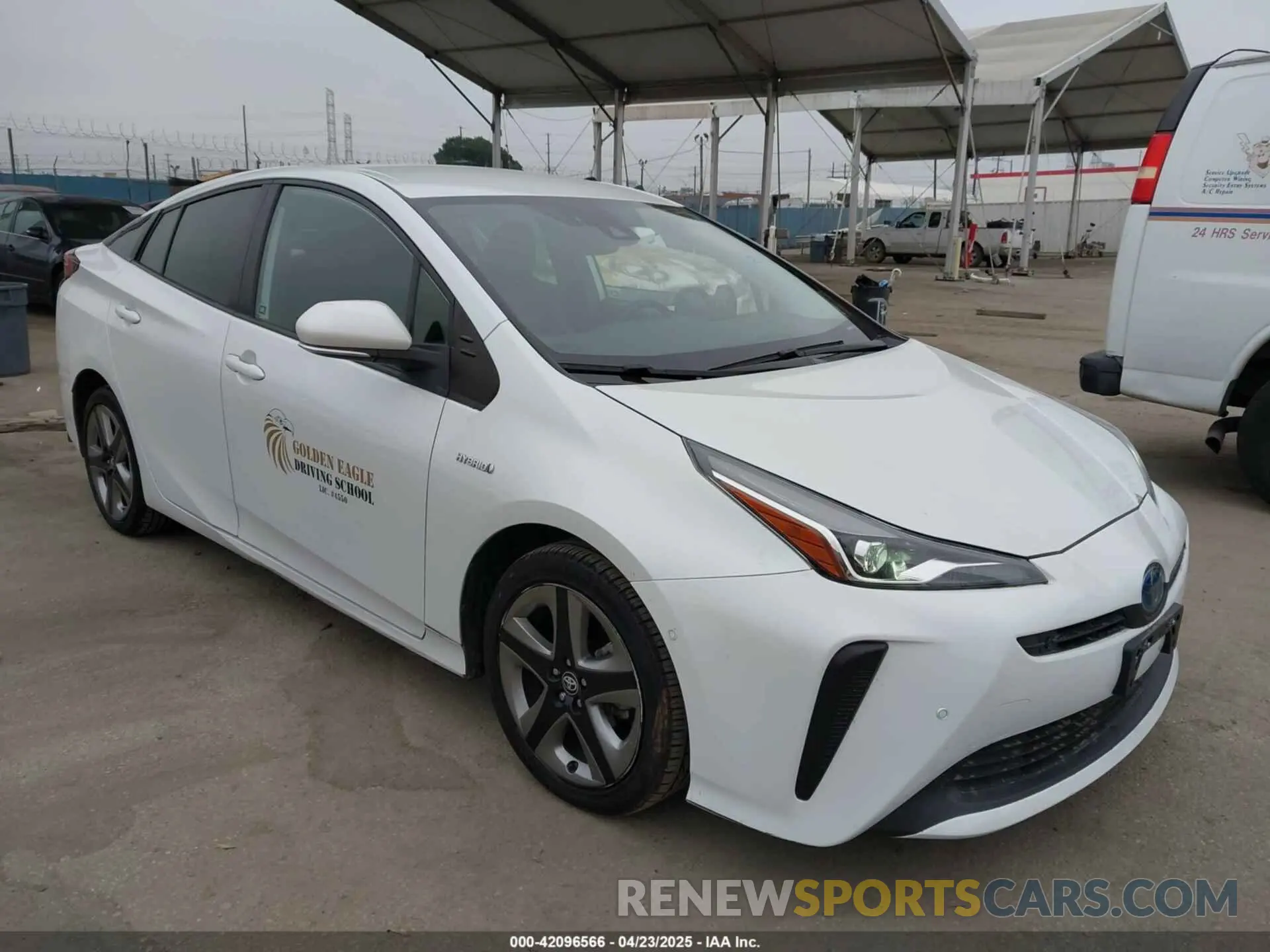 1 Photograph of a damaged car JTDKAMFUXM3126703 TOYOTA PRIUS 2021