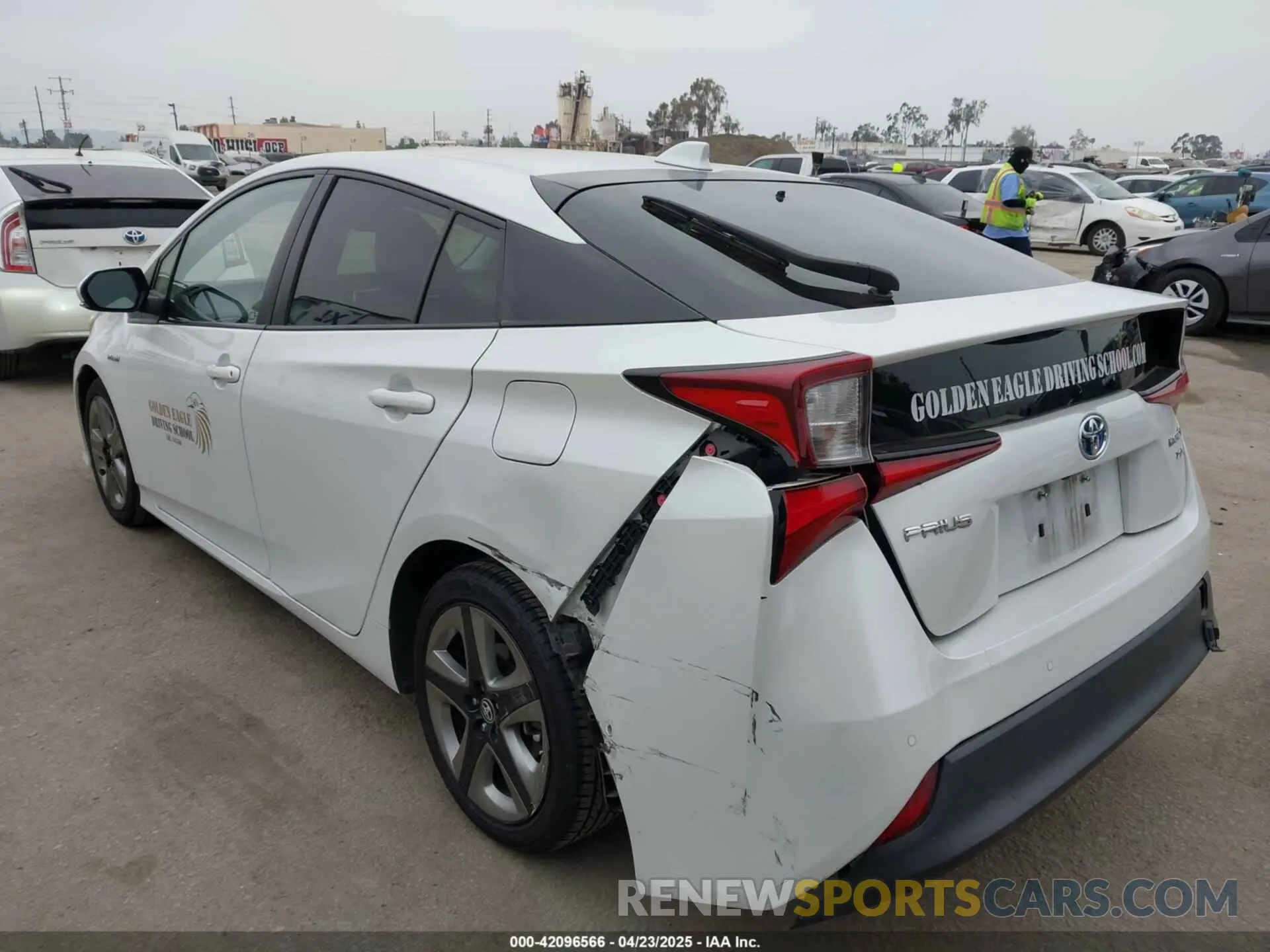 3 Photograph of a damaged car JTDKAMFUXM3126703 TOYOTA PRIUS 2021