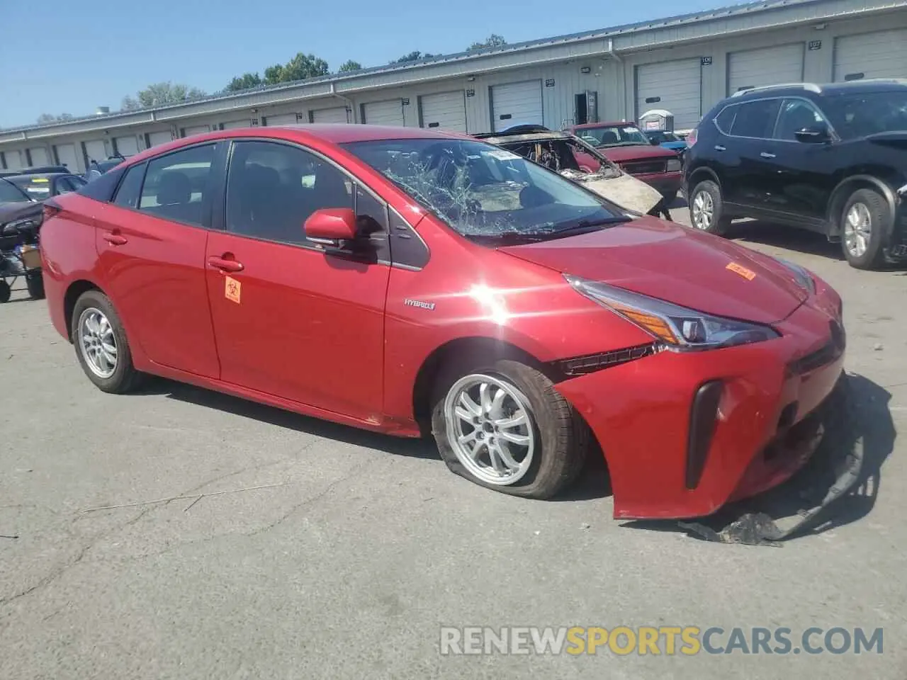 4 Photograph of a damaged car JTDKAMFUXM3130749 TOYOTA PRIUS 2021