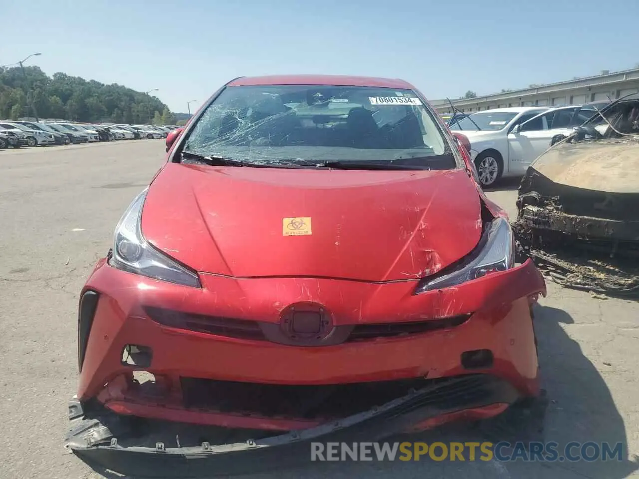 5 Photograph of a damaged car JTDKAMFUXM3130749 TOYOTA PRIUS 2021