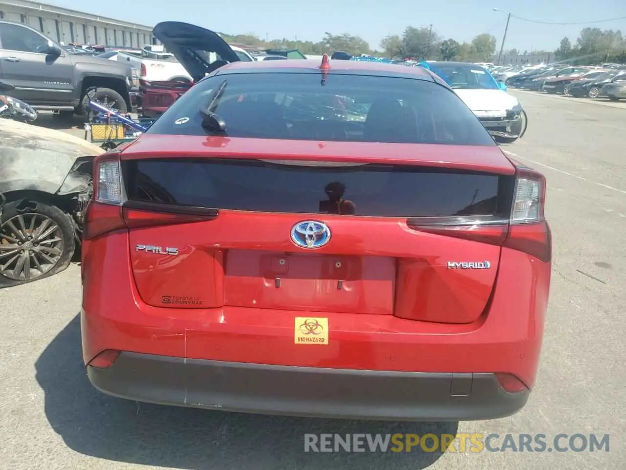 6 Photograph of a damaged car JTDKAMFUXM3130749 TOYOTA PRIUS 2021