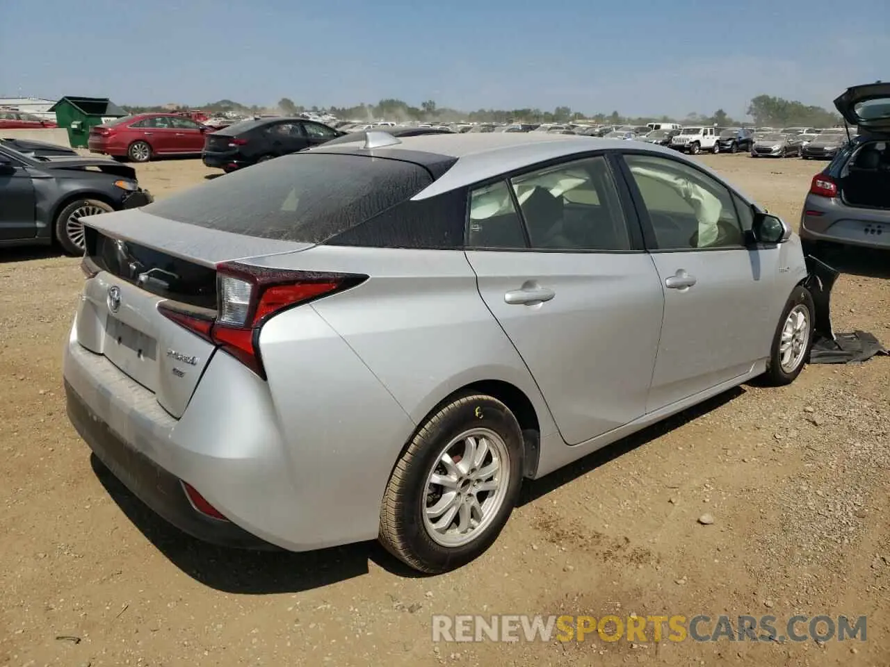 3 Photograph of a damaged car JTDKAMFUXM3134235 TOYOTA PRIUS 2021