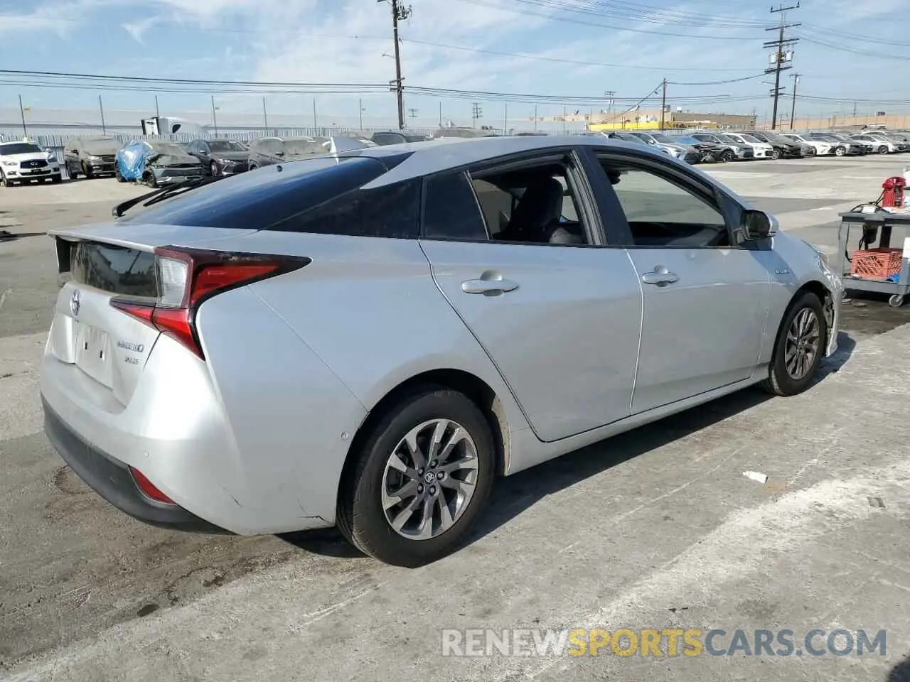 3 Photograph of a damaged car JTDKAMFUXM3134364 TOYOTA PRIUS 2021