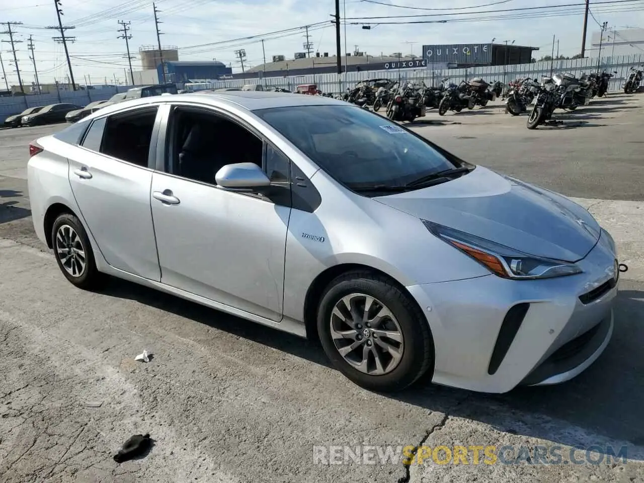4 Photograph of a damaged car JTDKAMFUXM3134364 TOYOTA PRIUS 2021