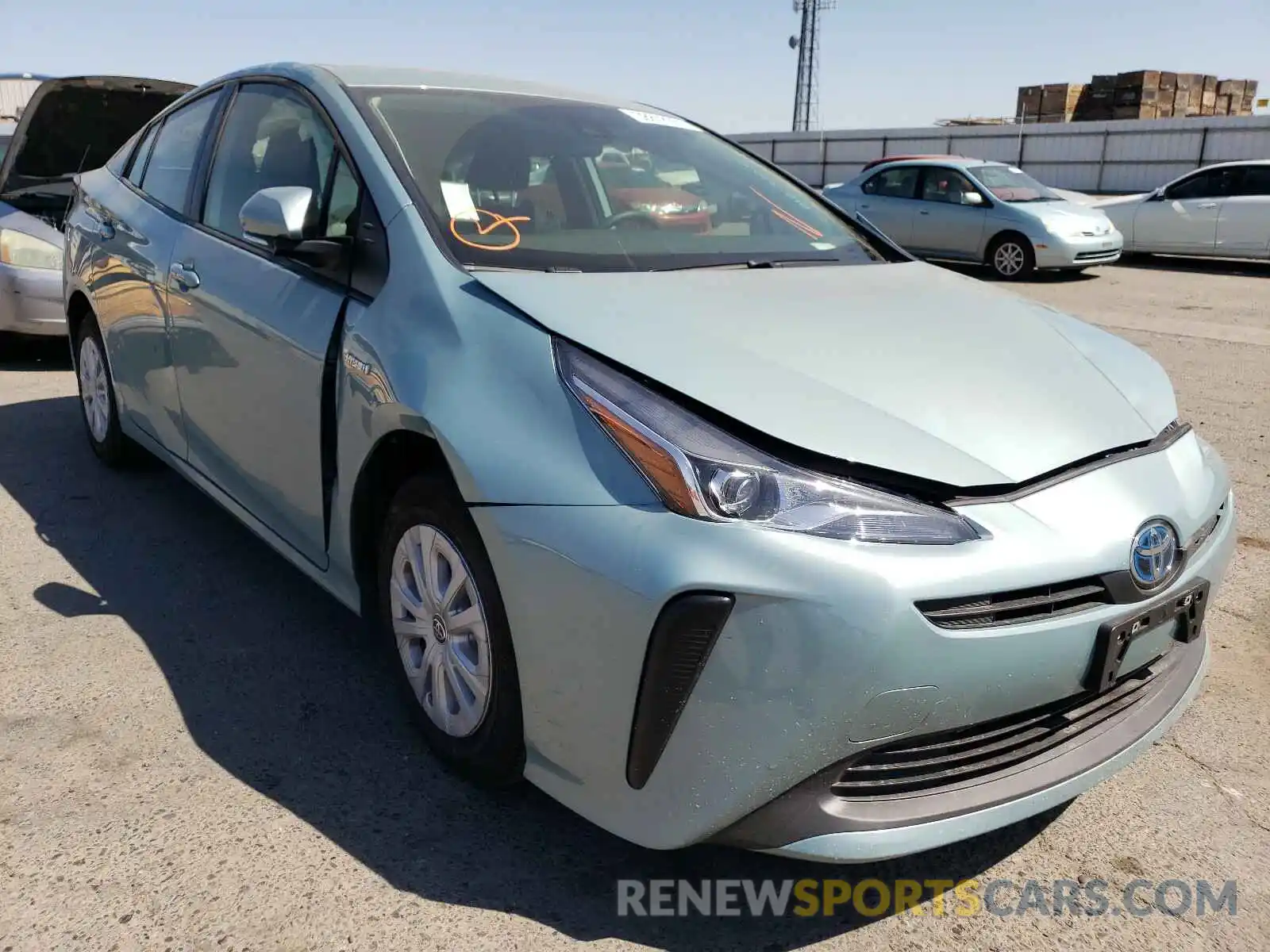 1 Photograph of a damaged car JTDKAMFUXM3135577 TOYOTA PRIUS 2021