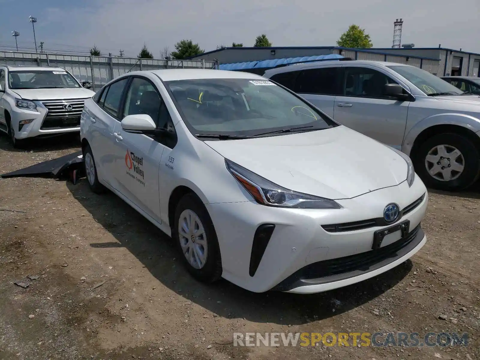 1 Photograph of a damaged car JTDKAMFUXM3135966 TOYOTA PRIUS 2021