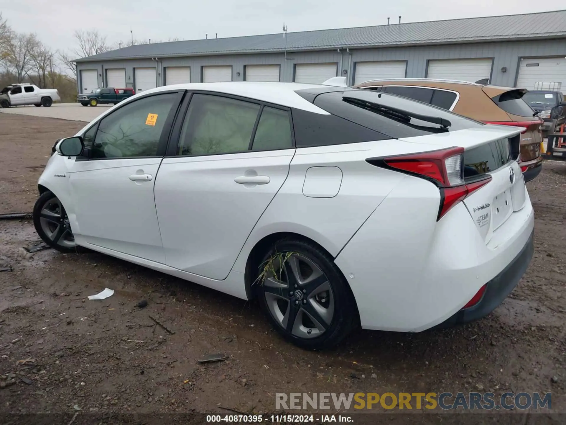 14 Photograph of a damaged car JTDKAMFUXM3137233 TOYOTA PRIUS 2021