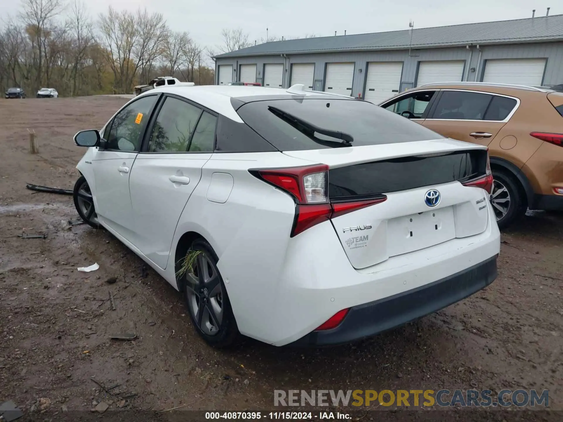 3 Photograph of a damaged car JTDKAMFUXM3137233 TOYOTA PRIUS 2021