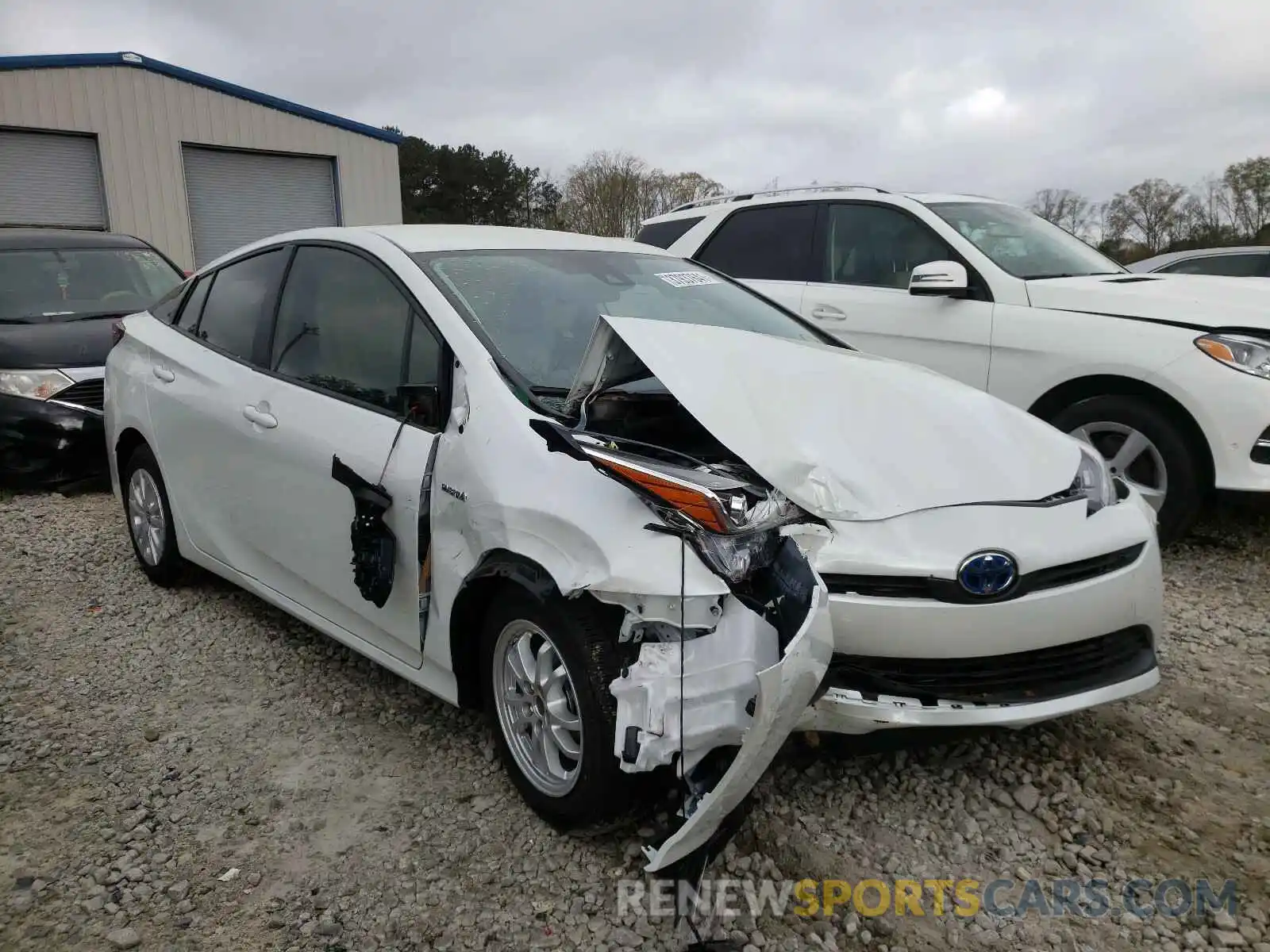 1 Photograph of a damaged car JTDKAMFUXM3140035 TOYOTA PRIUS 2021