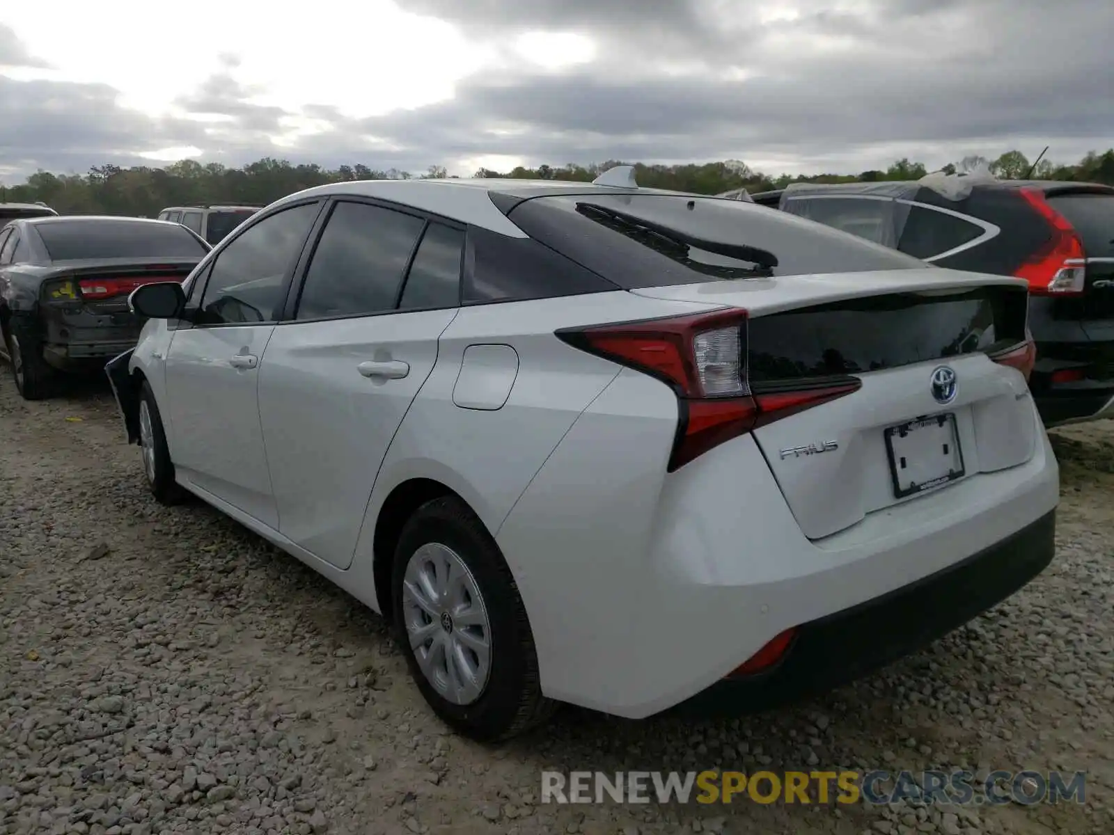 3 Photograph of a damaged car JTDKAMFUXM3140035 TOYOTA PRIUS 2021