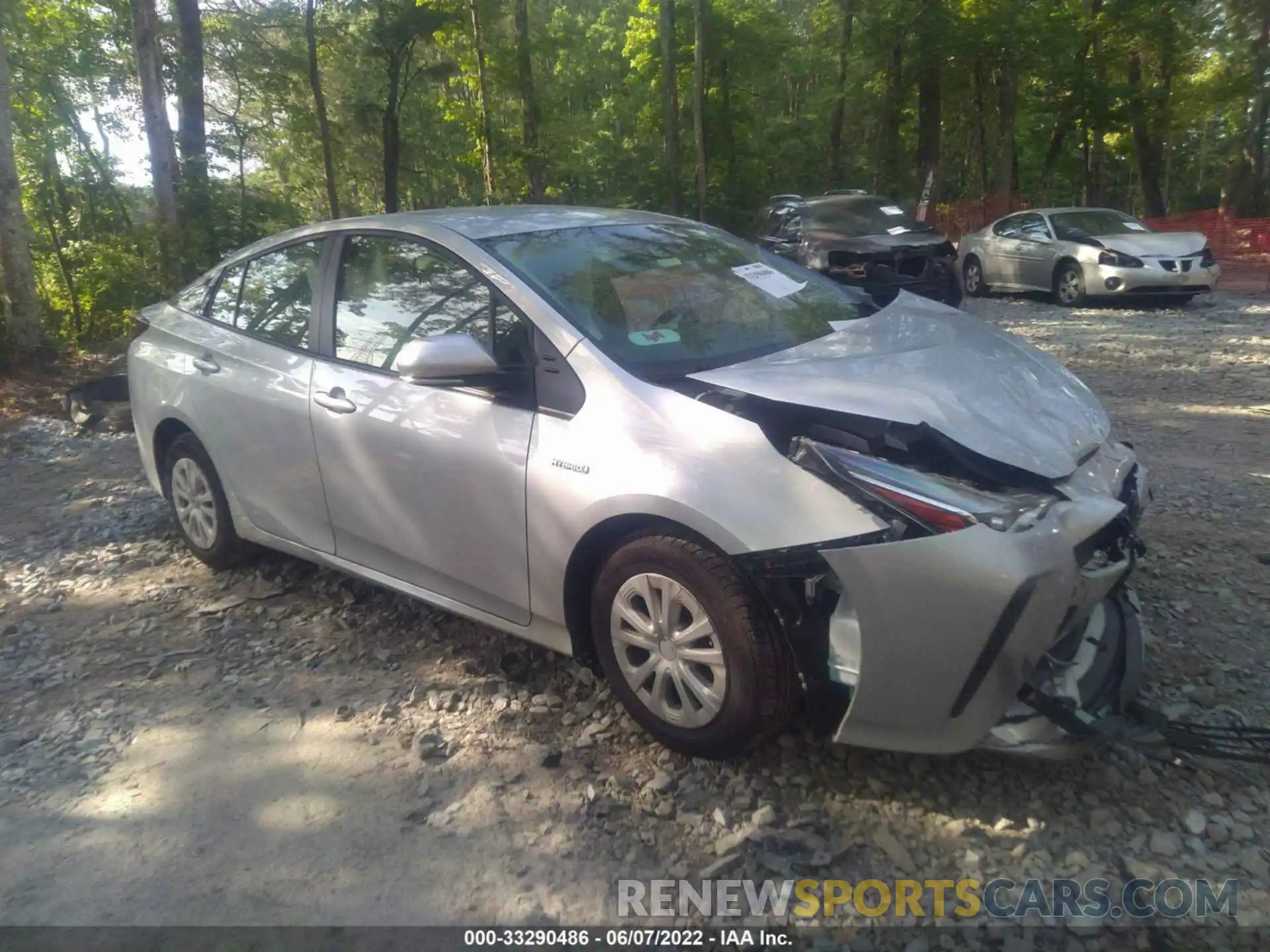 1 Photograph of a damaged car JTDKAMFUXM3142450 TOYOTA PRIUS 2021