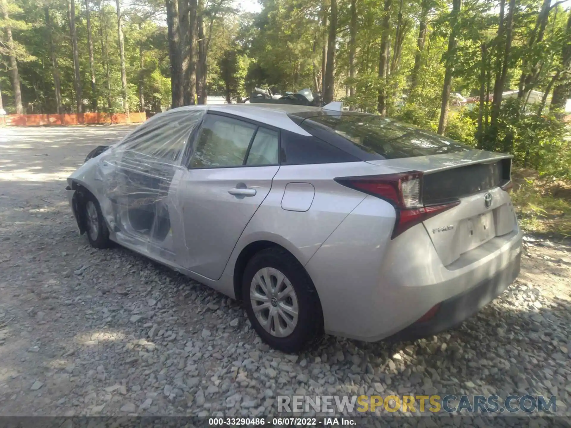 3 Photograph of a damaged car JTDKAMFUXM3142450 TOYOTA PRIUS 2021