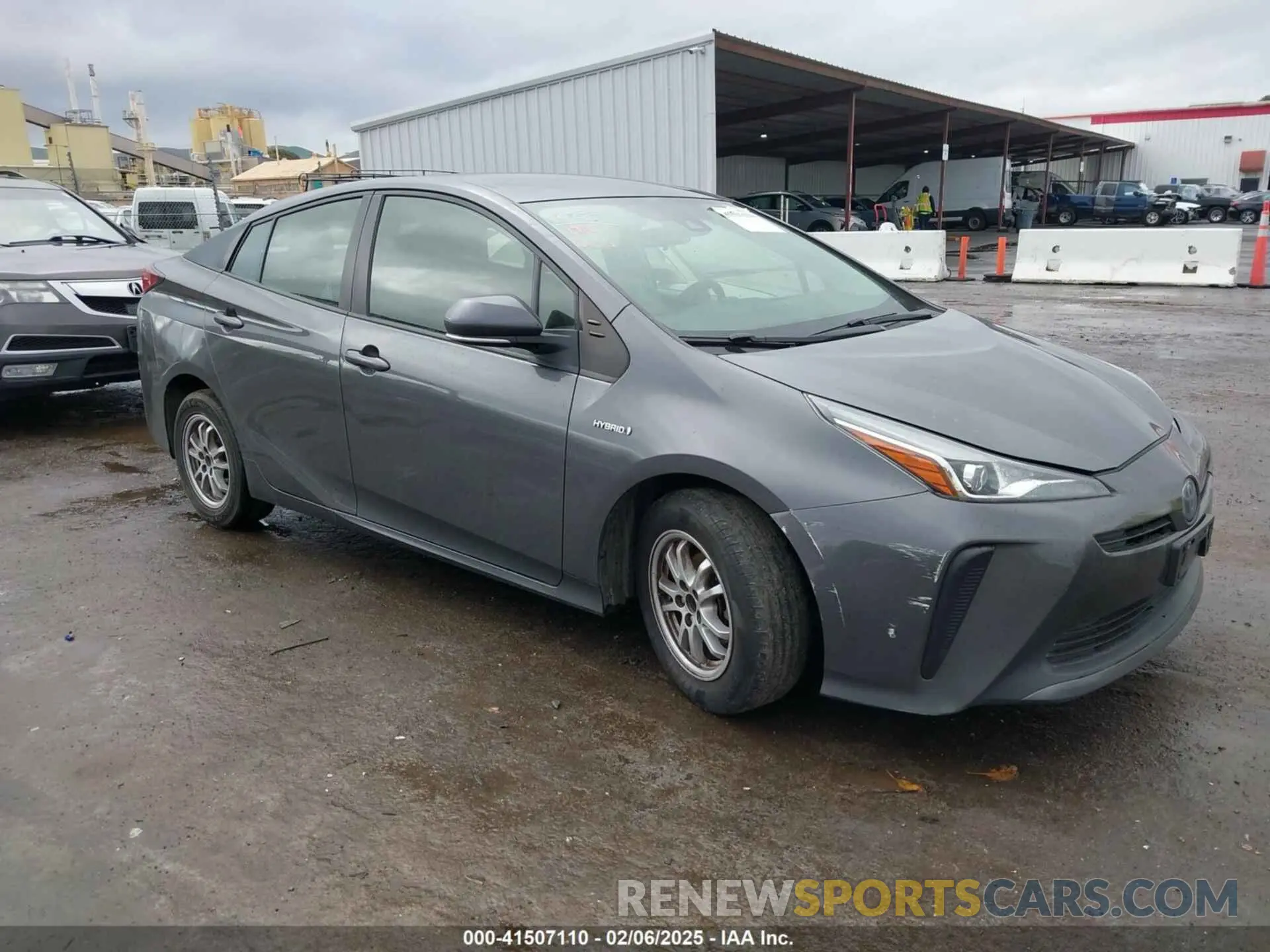 1 Photograph of a damaged car JTDKAMFUXM3143646 TOYOTA PRIUS 2021