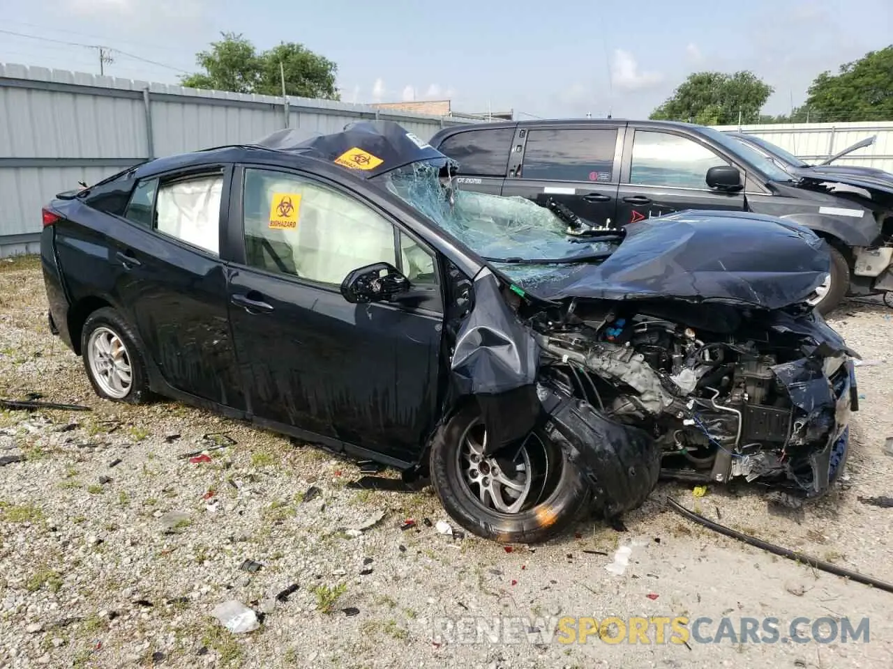 4 Photograph of a damaged car JTDKAMFUXM3148958 TOYOTA PRIUS 2021