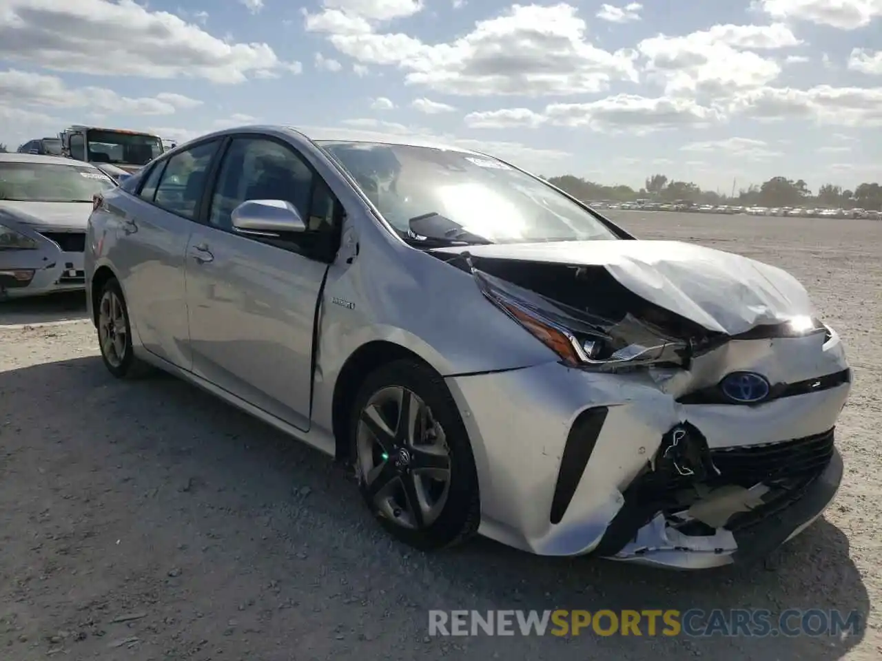 1 Photograph of a damaged car JTDKAMFUXM3149074 TOYOTA PRIUS 2021