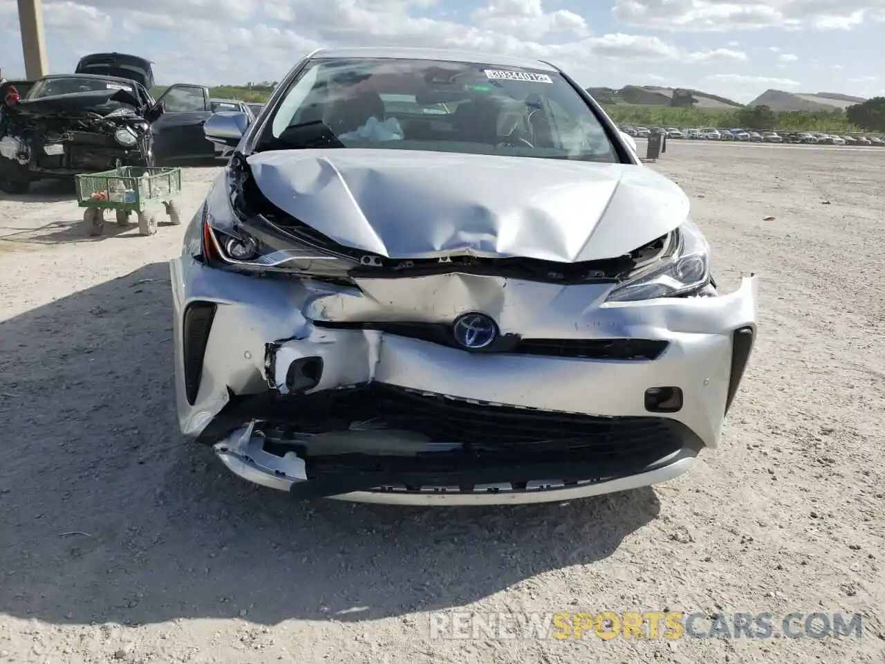 9 Photograph of a damaged car JTDKAMFUXM3149074 TOYOTA PRIUS 2021