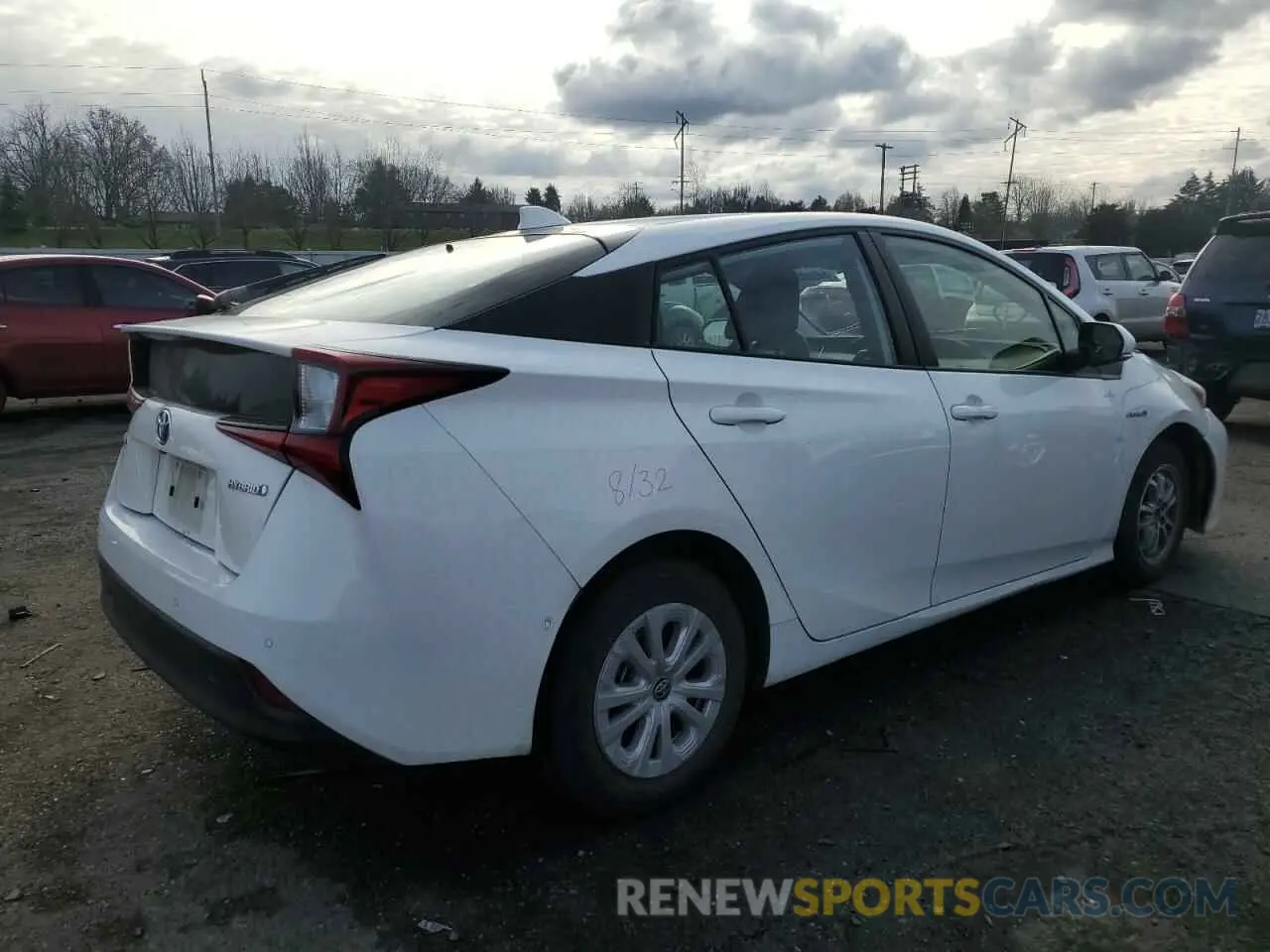 3 Photograph of a damaged car JTDKAMFUXM3149611 TOYOTA PRIUS 2021