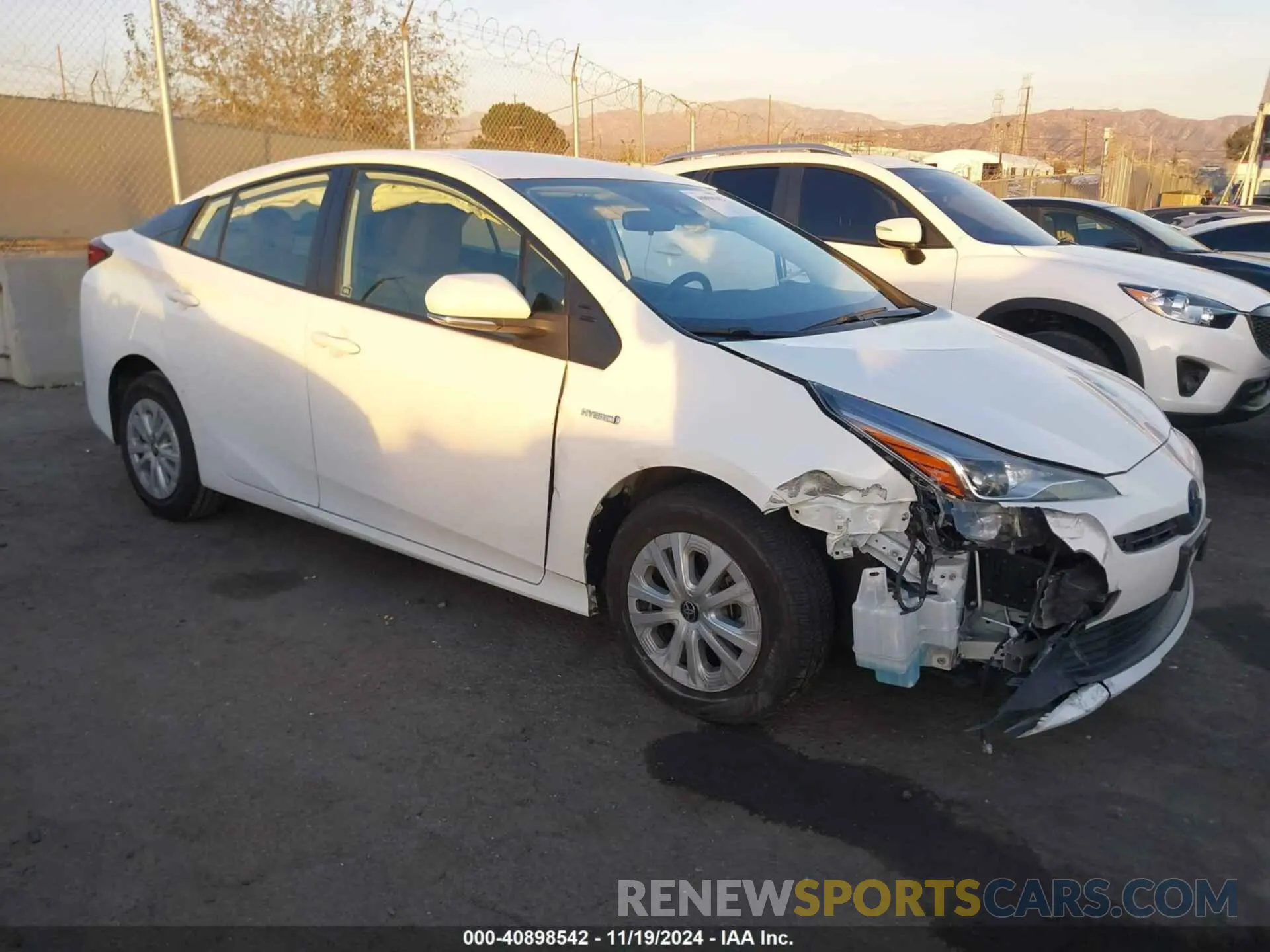 1 Photograph of a damaged car JTDKAMFUXM3149771 TOYOTA PRIUS 2021